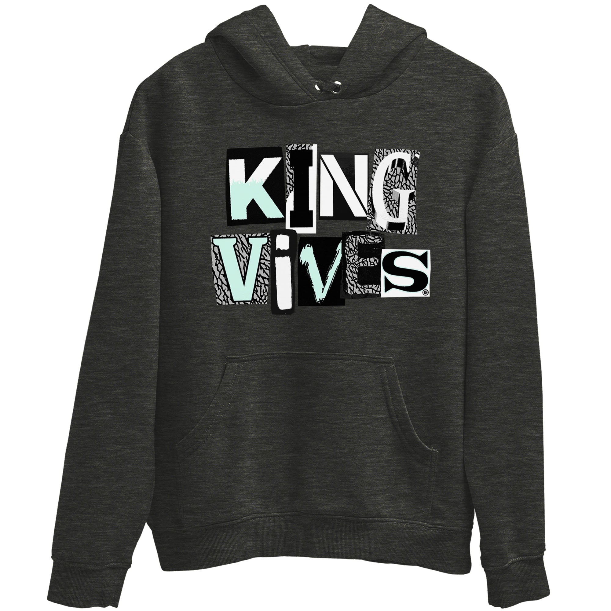 3s Green Glow shirt to match jordans King Vibes sneaker tees Air Jordan 3 Green Glow Drip Gear Zone unisex cotton Charcoal Heather 2 crew neck shirt