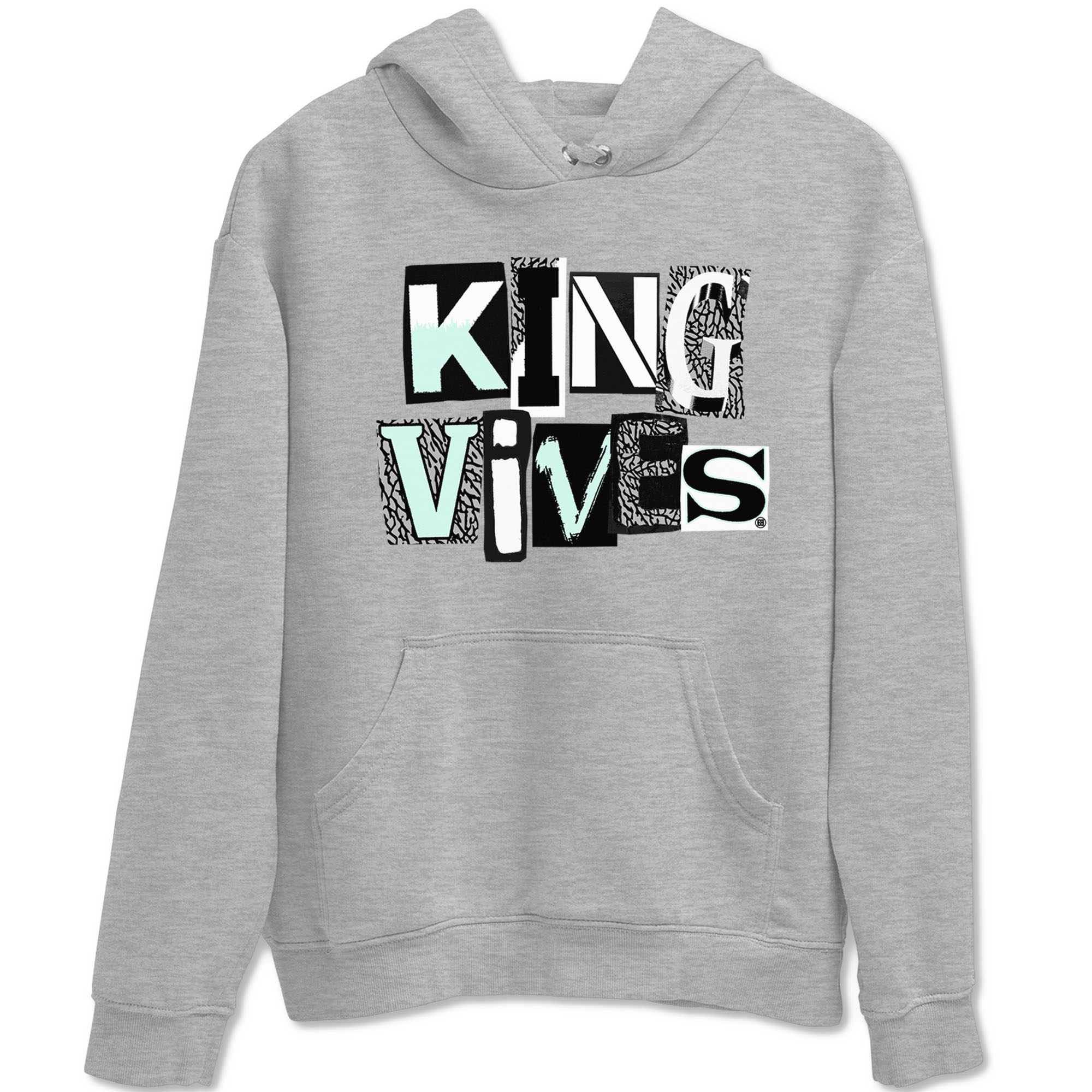 3s Green Glow shirt to match jordans King Vibes sneaker tees Air Jordan 3 Green Glow Drip Gear Zone unisex cotton Heather Grey 2 crew neck shirt