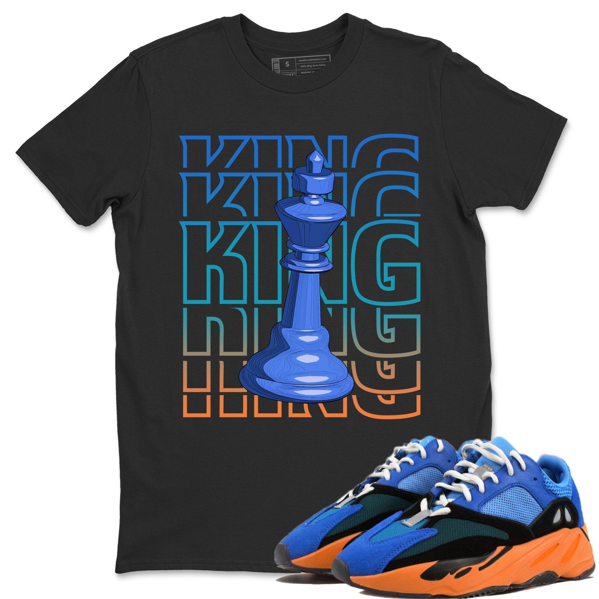 Yeezy 700 Bright Blue Shirt To Match Jordans King Sneaker Tees Yeezy 700 Bright Blue Drip Gear Zone Sneaker Matching Clothing Unisex Shirts