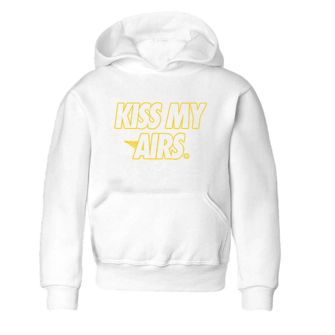 Air Jordan 4 Thunder Sneaker Match Tees Kiss My Airs Streetwear Sneaker Shirt Air Jordan 4 Retro Thunder Sneaker Release Tees Kids Shirts White 2