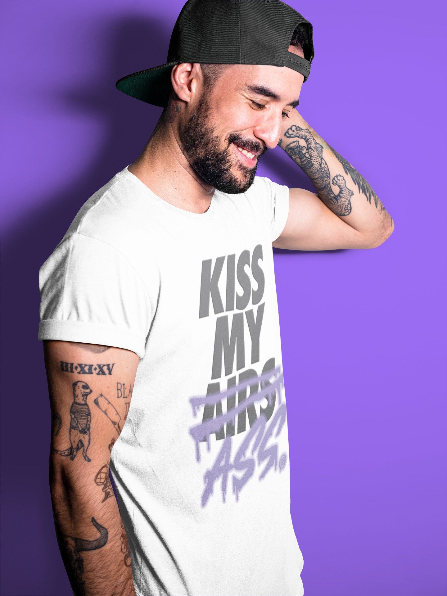 Jordan 7 Flint Shirt To Match Jordans Kiss My Ass Sneaker Tees Jordan 7 Flint Drip Gear Zone Sneaker Matching Clothing Unisex Shirts