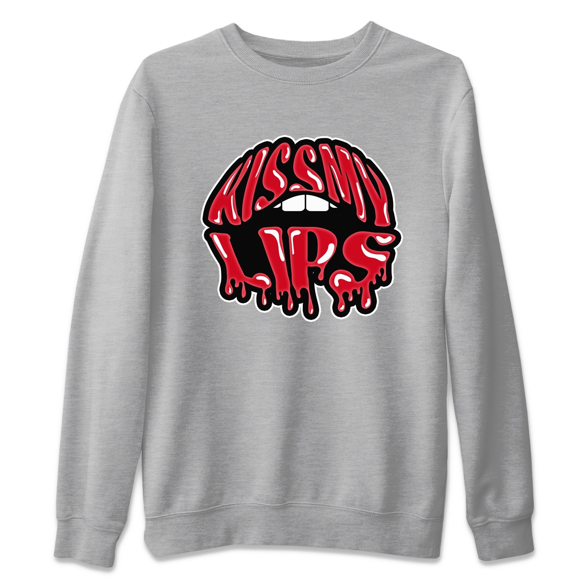 Air Jordan 6 Toro Bravo Sneaker Match Tees Kiss My Lips Sneaker Tees AJ6 Toro Bravo Sneaker Release Tees Unisex Shirts Heather Grey 2