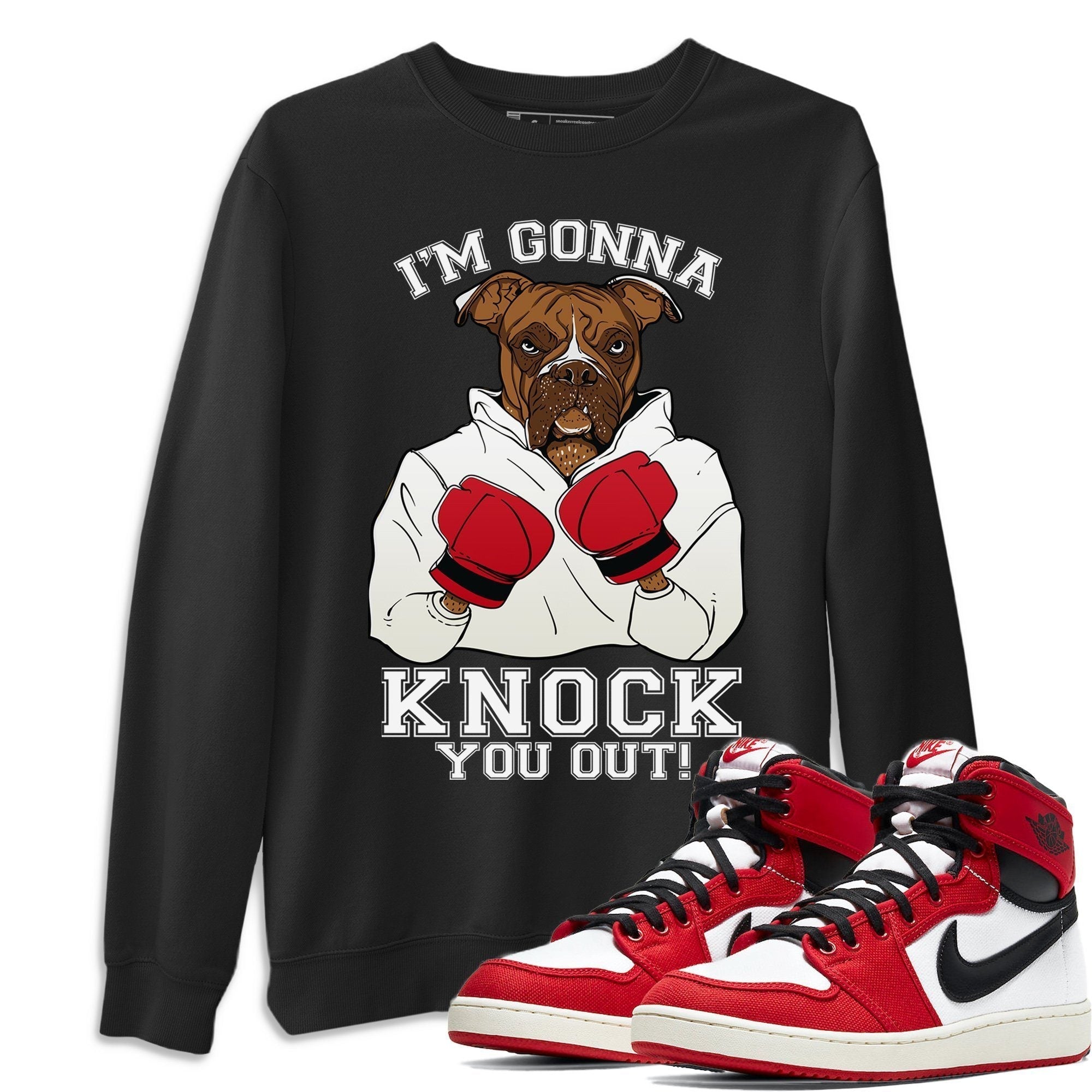 Jordan 1 Chicago Sneaker Tees Drip Gear Zone KO Boxer Sneaker Tees Jordan 1 Chicago Shirt Unisex Shirts