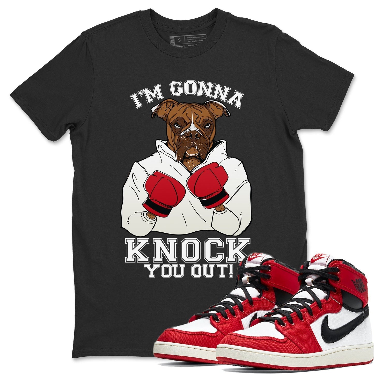 Jordan 1 Chicago Sneaker Tees Drip Gear Zone KO Boxer Sneaker Tees Jordan 1 Chicago Shirt Unisex Shirts