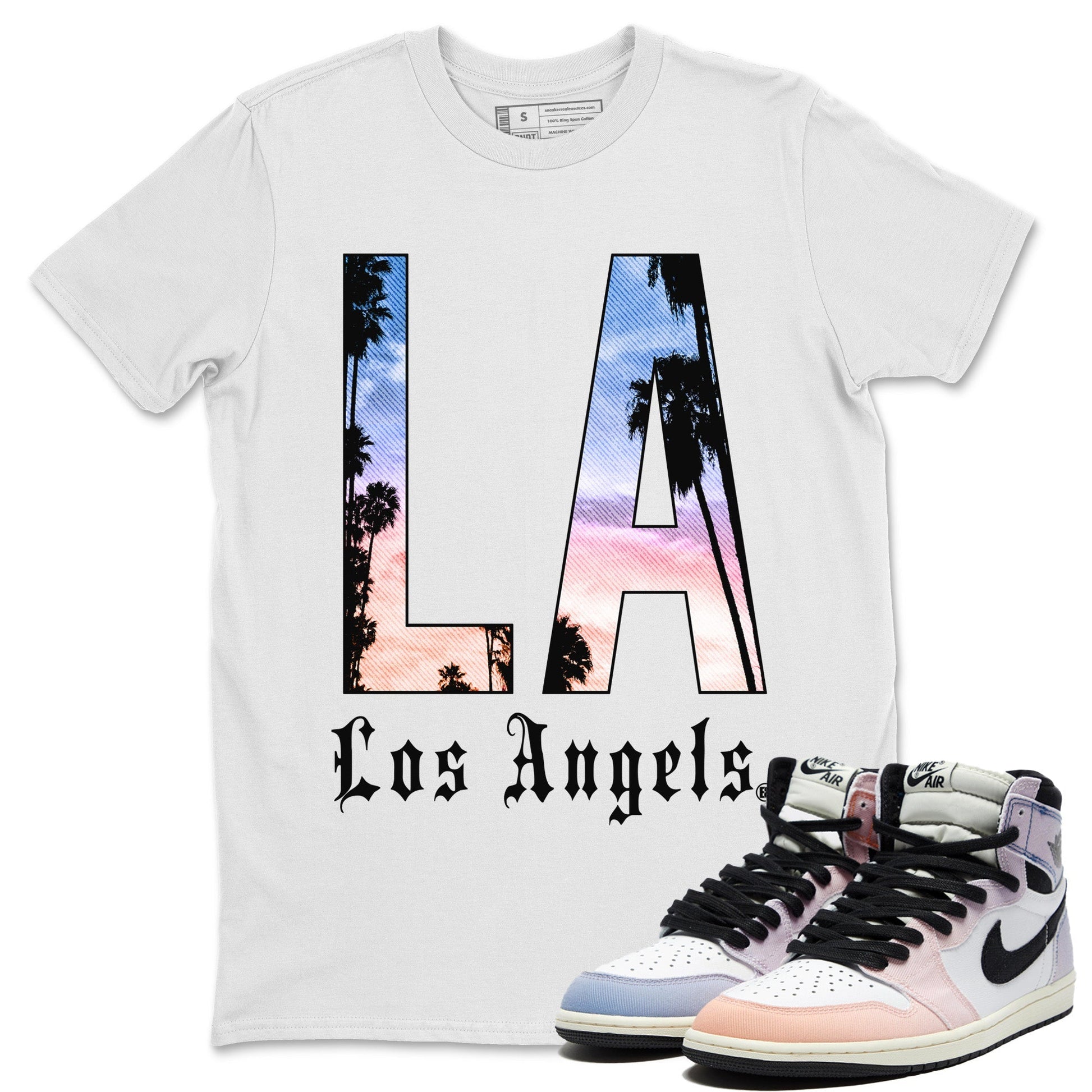 Air Jordan 1 Skyline Sneaker Tees Drip Gear Zone LA Los Angeles Sneaker Tees Air Jordan 1 High OG Skyline Shirt Unisex Shirts White 1