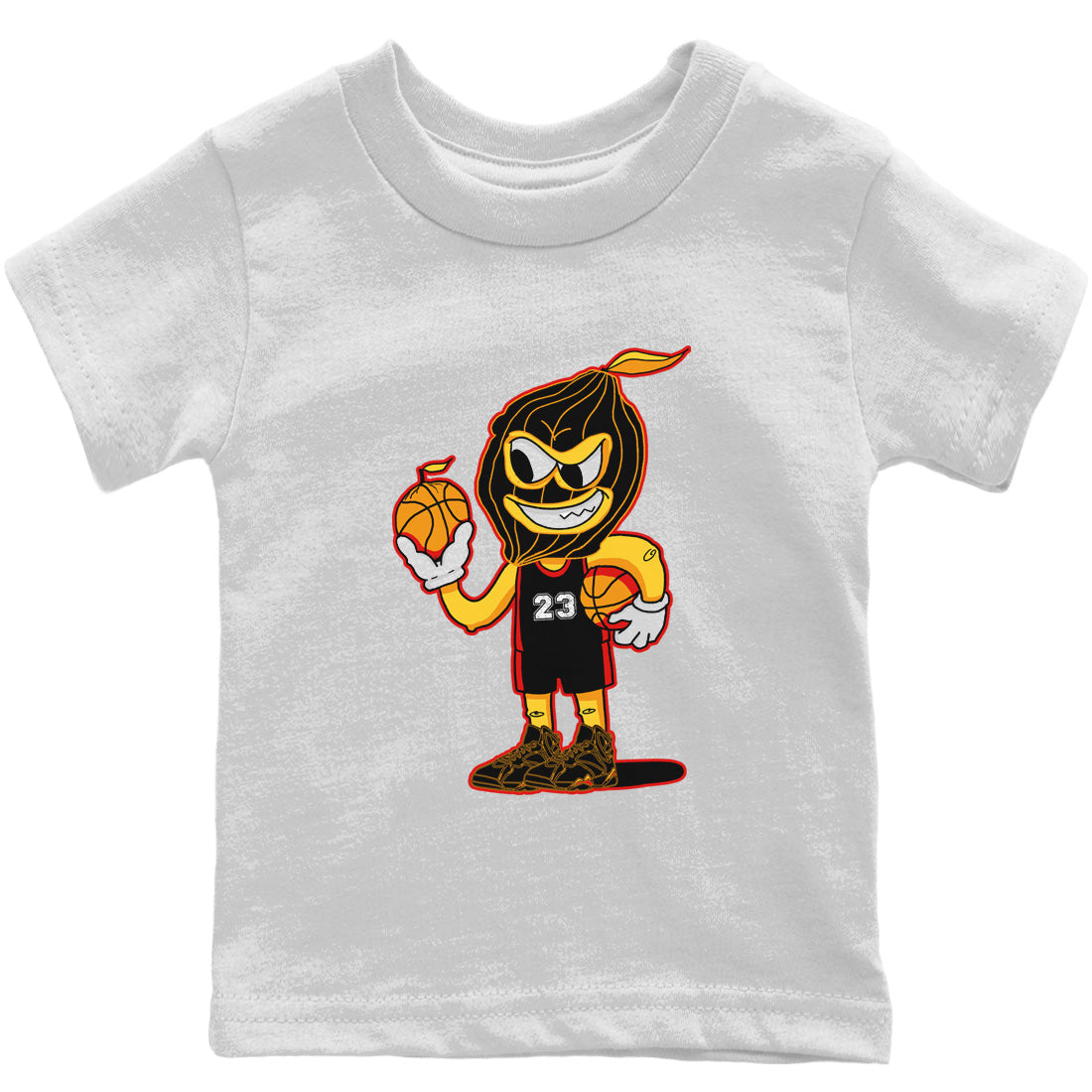 Jordan 7 Citrus Shirt To Match Jordans Lemon Guy Sneaker Tees Jordan 7 Citrus Drip Gear Zone Sneaker Matching Clothing Kids Shirts