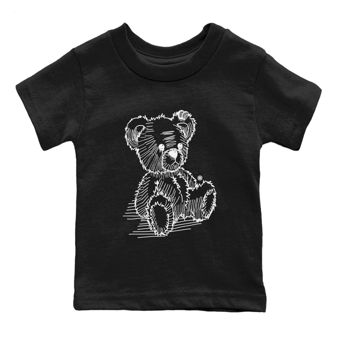 AJ14 Panda shirt to match jordans Line Bear sneaker match tees Air Jordan 14 Panda Drip Gear Zone Baby Toddler Black 1 T-Shirt