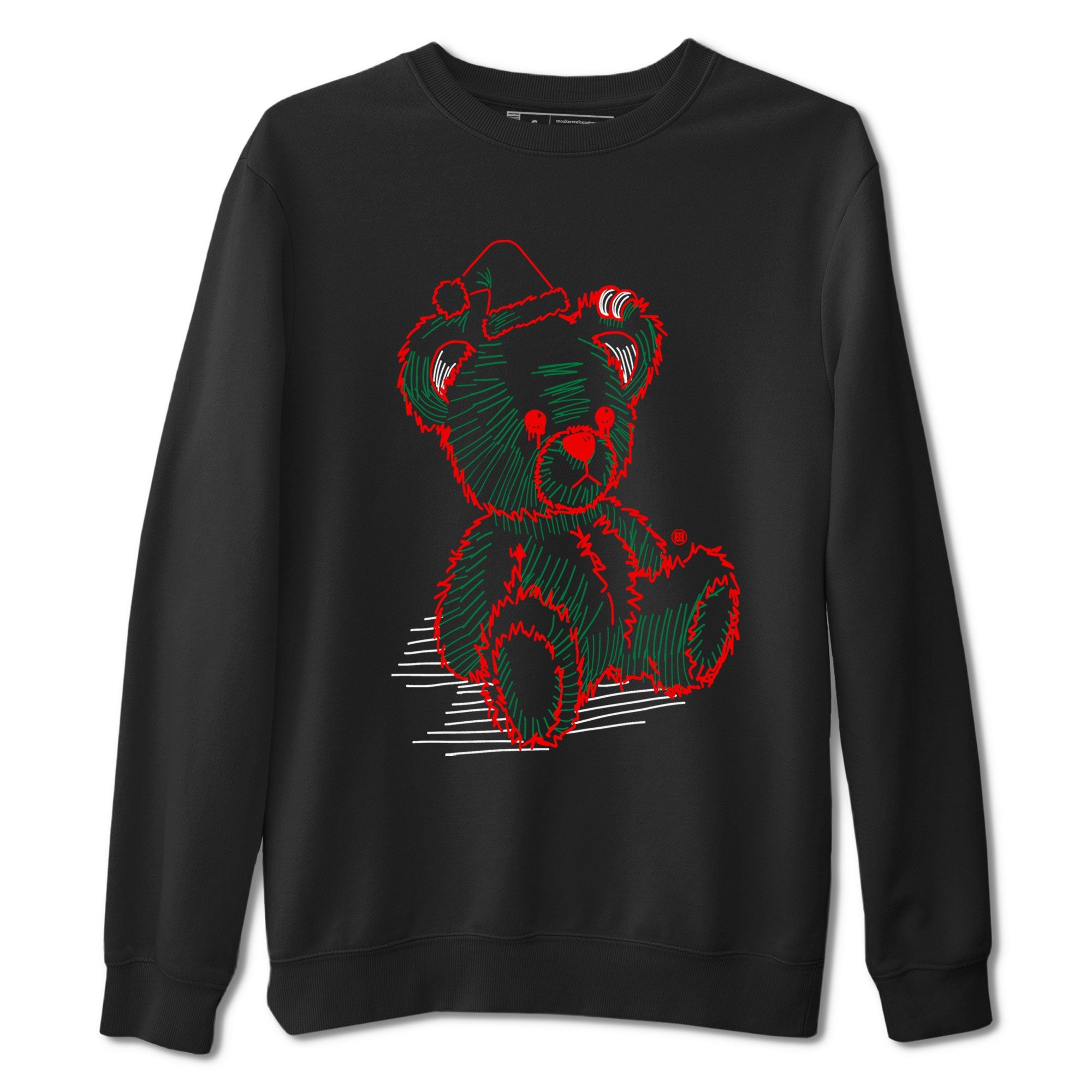 Air Jordan 2 Christmas shirt to match jordans Line Bear holiday christmas sneaker match tees AJ2 Low Christmas Drip Gear Zone Unisex Black 2 T-Shirt