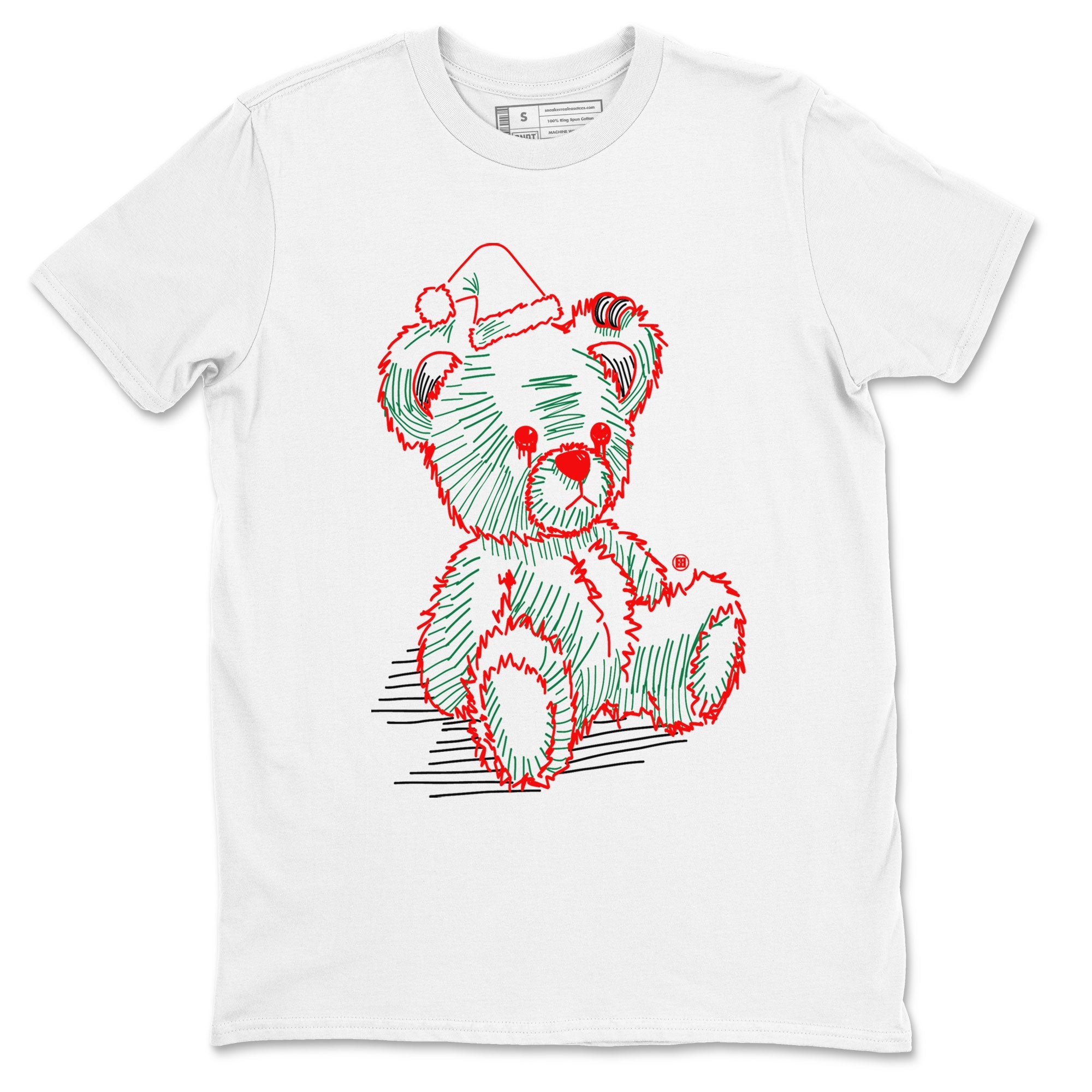Air Jordan 2 Christmas shirt to match jordans Line Bear holiday christmas sneaker match tees AJ2 Low Christmas Drip Gear Zone Unisex White 2 T-Shirt