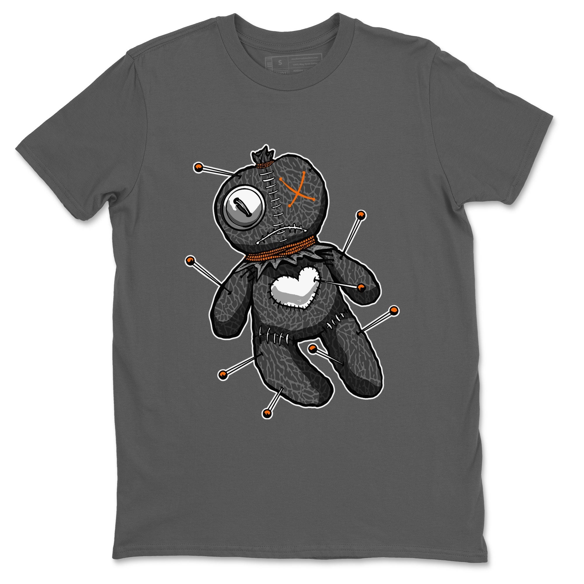 Air Jordan 3 Fear shirt to match jordans Linen Voodoo Doll Halloween sneaker tees Crew Neck Air Jordan 3 Retro Fear Drip Gear Zone Unisex Casual Shirts Cool Grey 2 T-Shirt