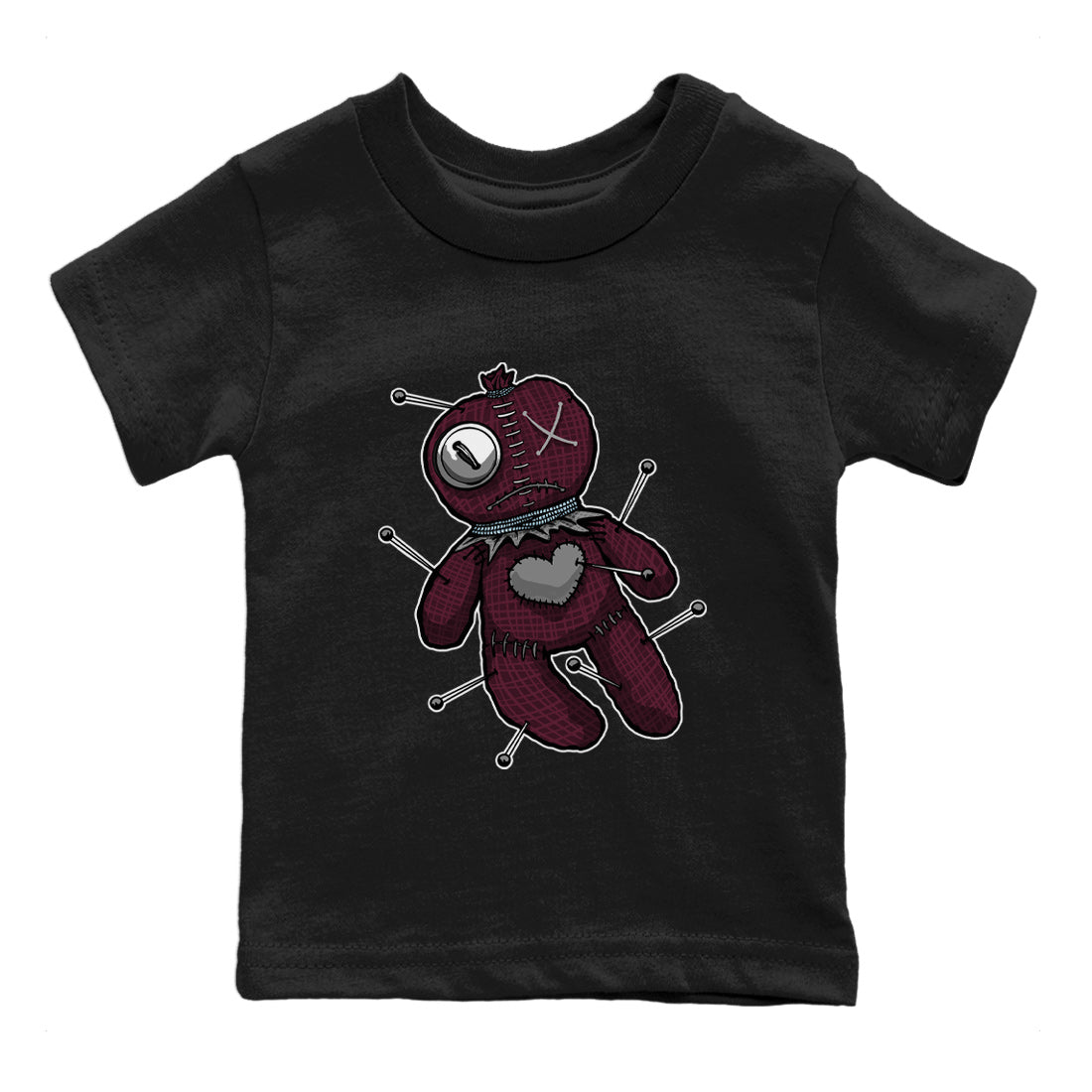 Air Jordan 5 Burgundy Sneaker Match Tees Linen Voodoo Doll Streetwear Sneaker Shirt 5s Burgundy Sneaker Release Tees Kids Shirts Black 2