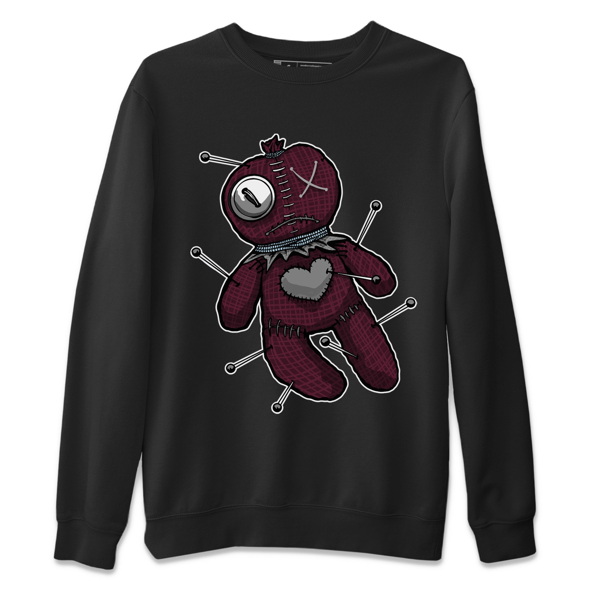 Air Jordan 5 Burgundy Sneaker Match Tees Linen Voodoo Doll Streetwear Sneaker Shirt 5s Burgundy Sneaker Release Tees Unisex Shirts Black 2