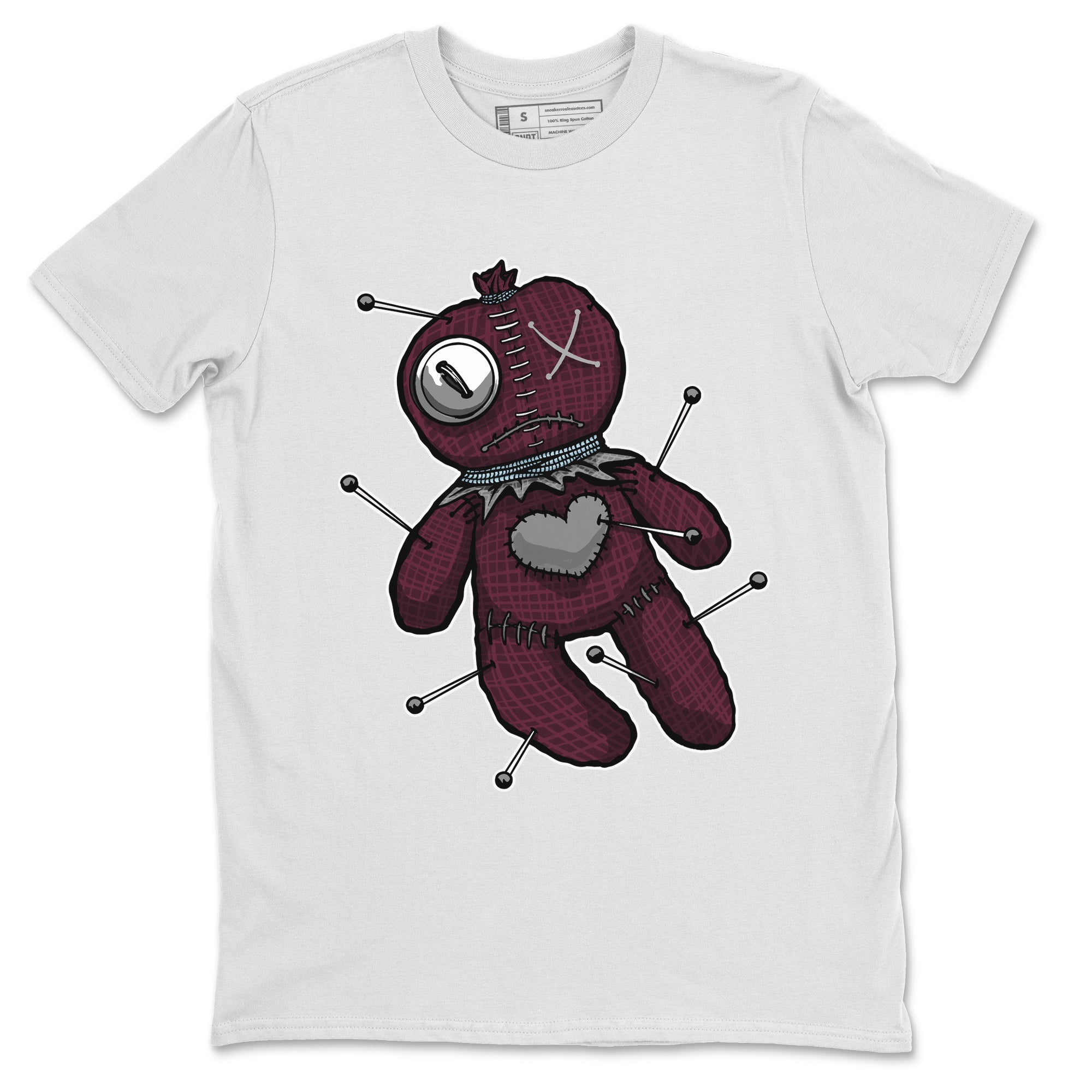Air Jordan 5 Burgundy Sneaker Match Tees Linen Voodoo Doll Streetwear Sneaker Shirt 5s Burgundy Sneaker Release Tees Unisex Shirts White 2