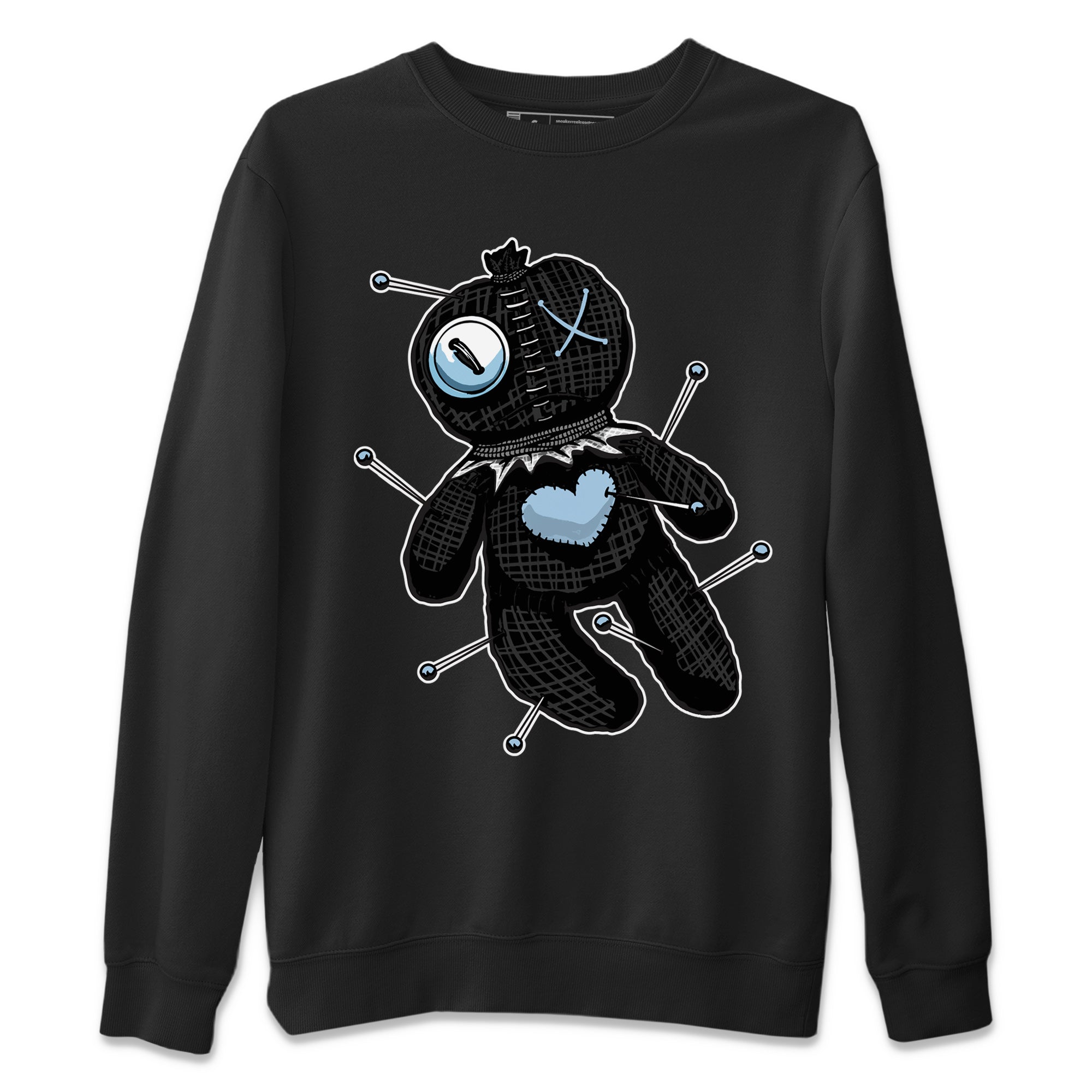 Air Jordan 7 Chambray Sneaker Match Tees Linen Voodoo Doll Streetwear Sneaker Shirt Jordan 7 Chambray Sneaker Release Tees Unisex Shirts Black 2