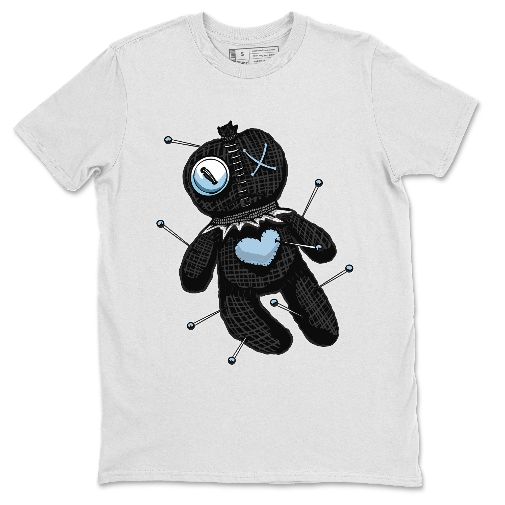 Air Jordan 7 Chambray Sneaker Match Tees Linen Voodoo Doll Streetwear Sneaker Shirt Jordan 7 Chambray Sneaker Release Tees Unisex Shirts White 2