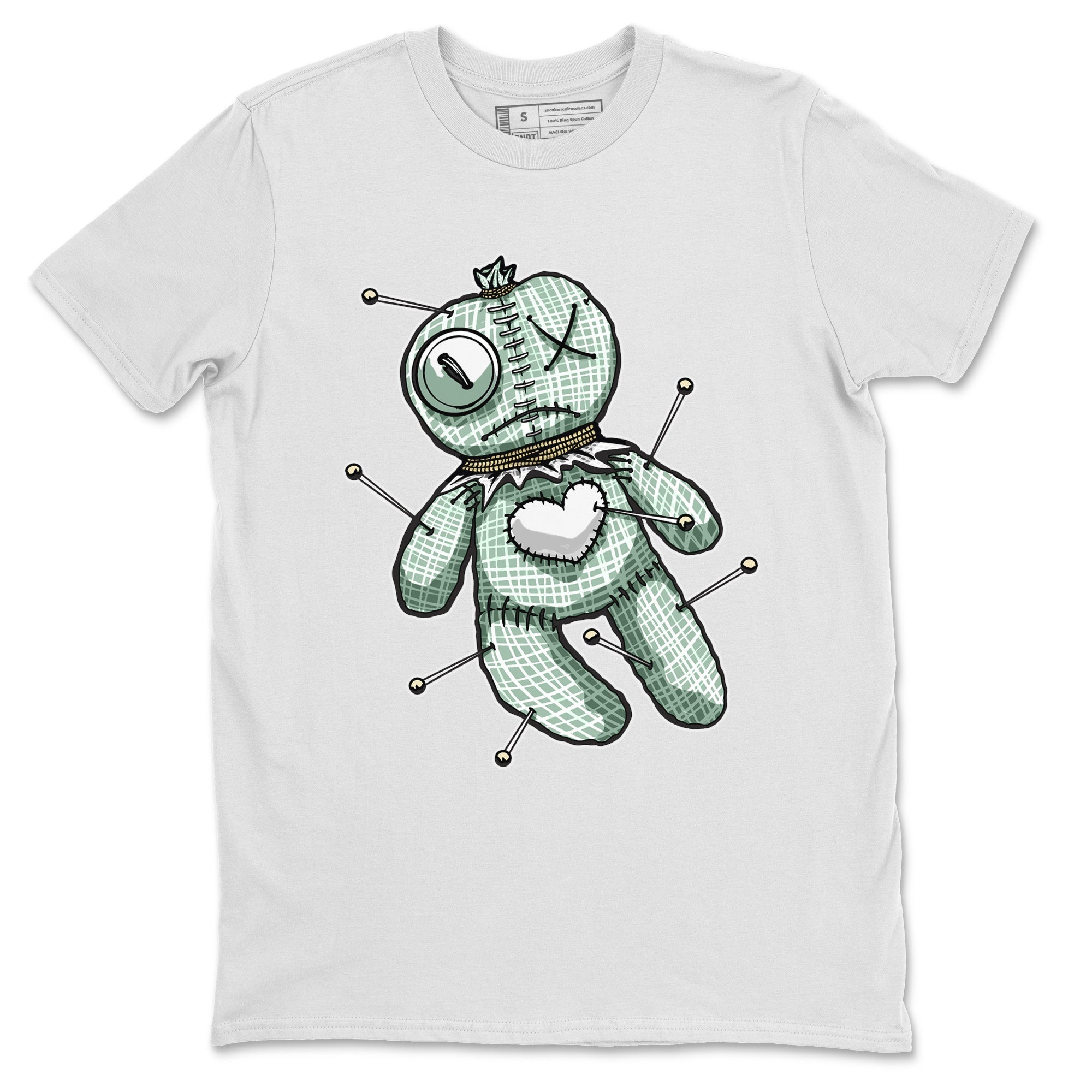 Dunk Mica Green Sneaker Match Tees Linen Voodoo Doll Streetwear Sneaker Shirt Dunk Low Mica Green Sneaker Release Tees Unisex Shirts White 2