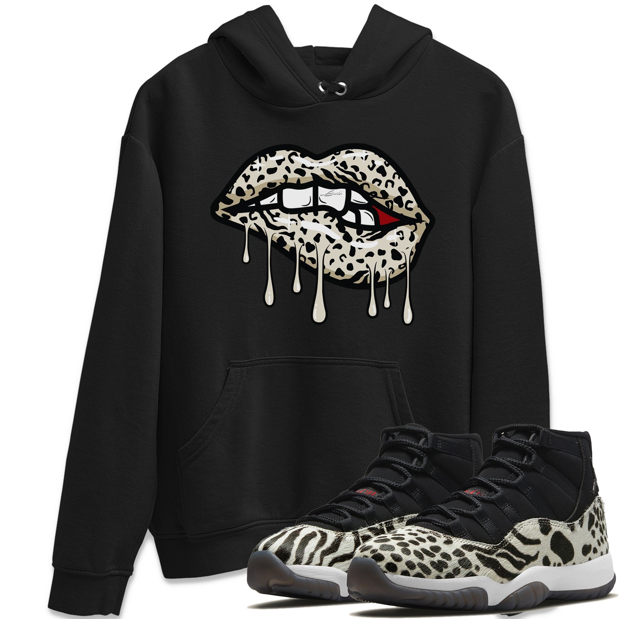 Jordan 11 Animal Instinct Shirt To Match Jordans Lips Bite Sneaker Tees Jordan 11 Animal Instinct Drip Gear Zone Sneaker Matching Clothing Unisex Shirts