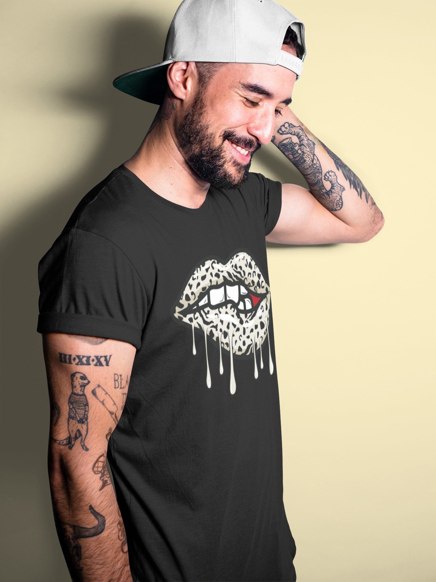 Jordan 11 Animal Instinct Shirt To Match Jordans Lips Bite Sneaker Tees Jordan 11 Animal Instinct Drip Gear Zone Sneaker Matching Clothing Unisex Shirts