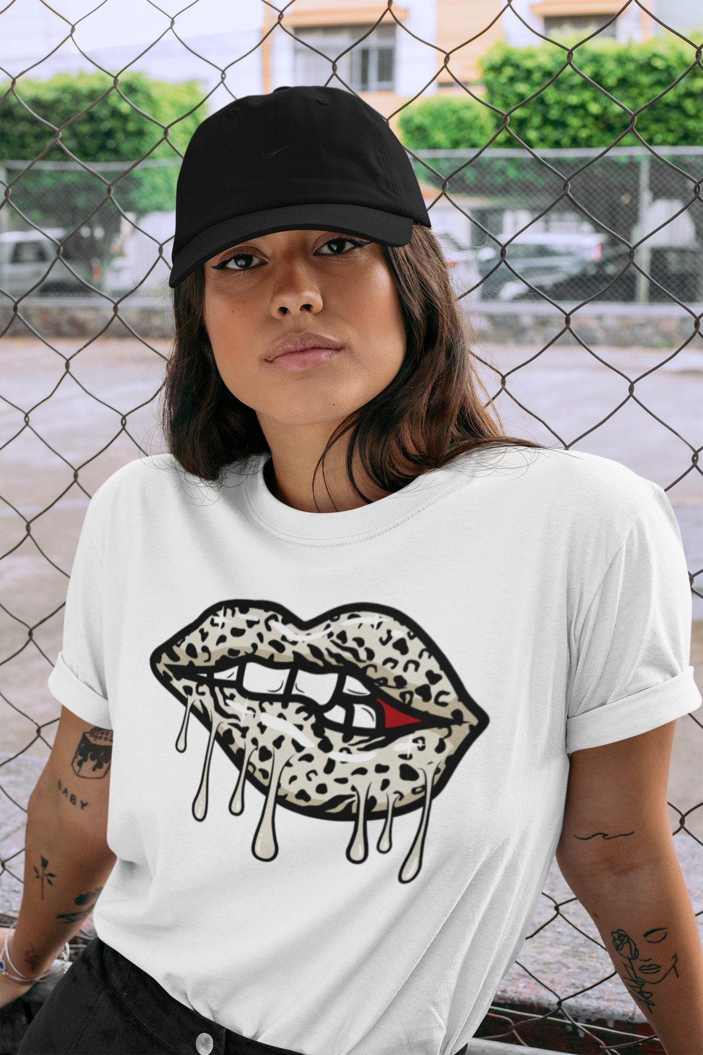 Jordan 11 Animal Instinct Shirt To Match Jordans Lips Bite Sneaker Tees Jordan 11 Animal Instinct Drip Gear Zone Sneaker Matching Clothing Unisex Shirts