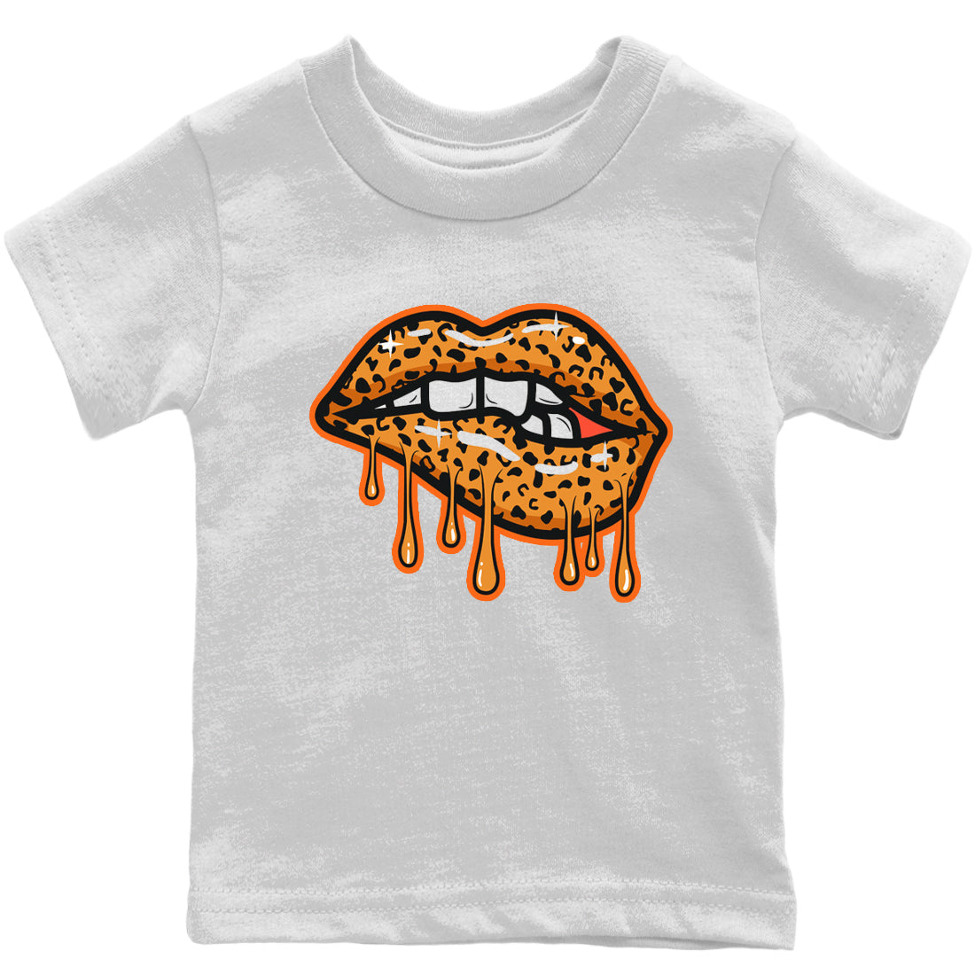 Jordan 3 Kumquat Sneaker Matching T-Shirt Lips Bite Sneaker Tees Jordan 3 Kumquat Sneaker Release Tees Kids Shirts