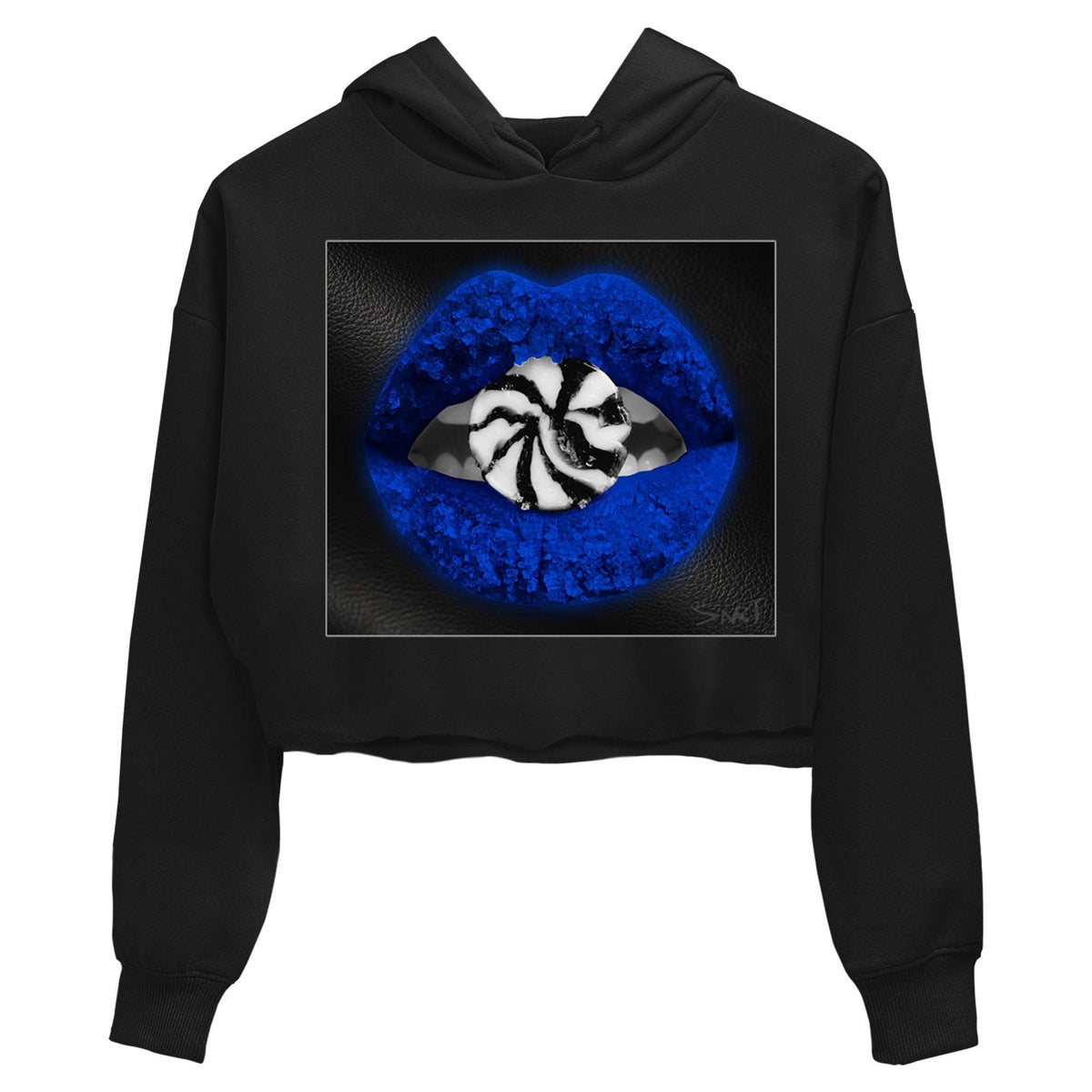 Jordan 1 Royal Black Sneaker Matching T-Shirt Lips Candy Sneaker Tees Jordan 1 Royal Black Sneaker Release Tees Women's Shirts