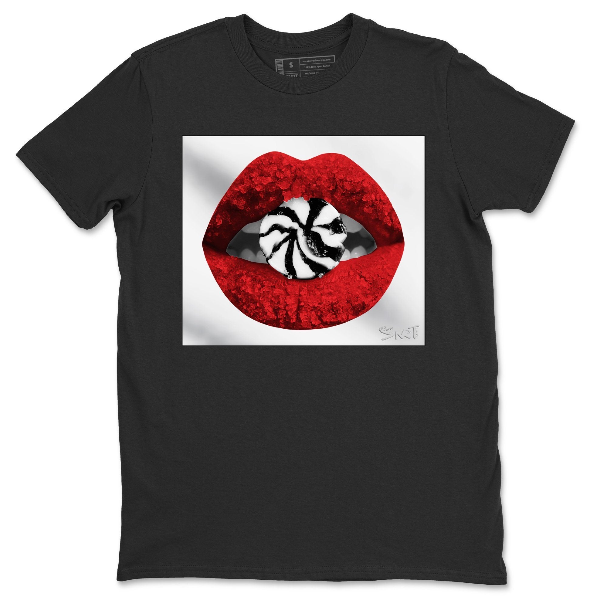 Jordan 1 Varsity Red Shirt To Match Jordans Lips Candy Sneaker Tees Jordan 1 Varsity Red Drip Gear Zone Sneaker Matching Clothing Unisex Shirts