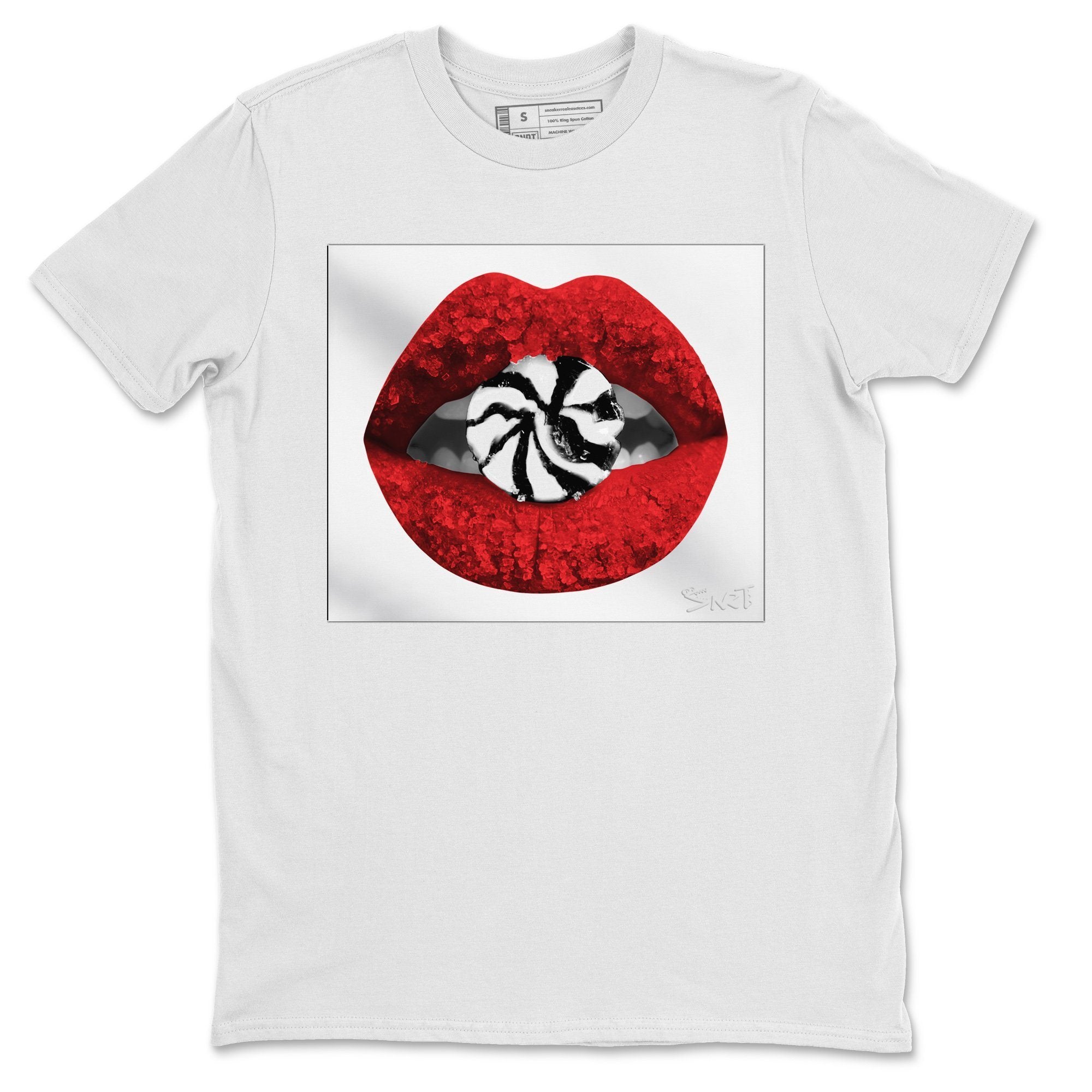 Jordan 1 Varsity Red Shirt To Match Jordans Lips Candy Sneaker Tees Jordan 1 Varsity Red Drip Gear Zone Sneaker Matching Clothing Unisex Shirts