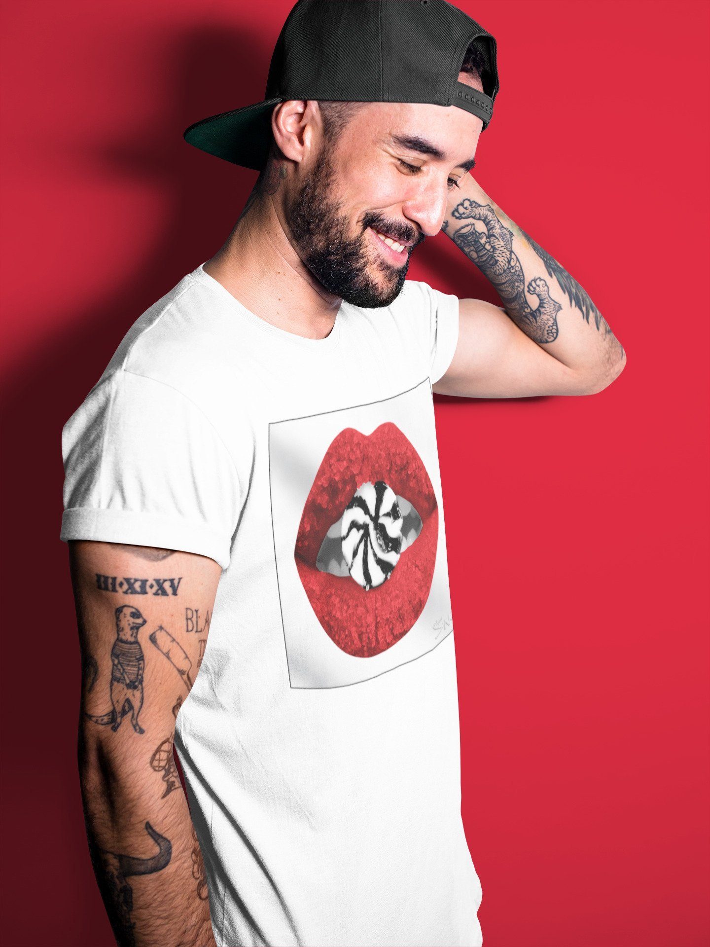 Jordan 1 Varsity Red Shirt To Match Jordans Lips Candy Sneaker Tees Jordan 1 Varsity Red Drip Gear Zone Sneaker Matching Clothing Unisex Shirts