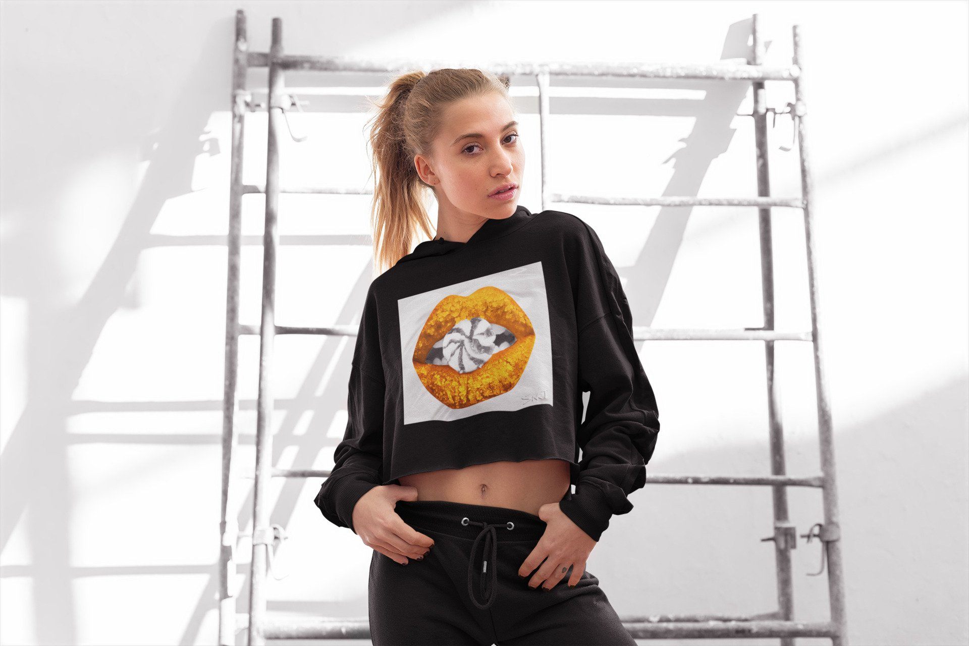 Jordan 11 Citrus Sneaker Matching T-Shirt Lips Candy Sneaker Tees Jordan 11 Citrus Sneaker Release Tees Women's Shirts