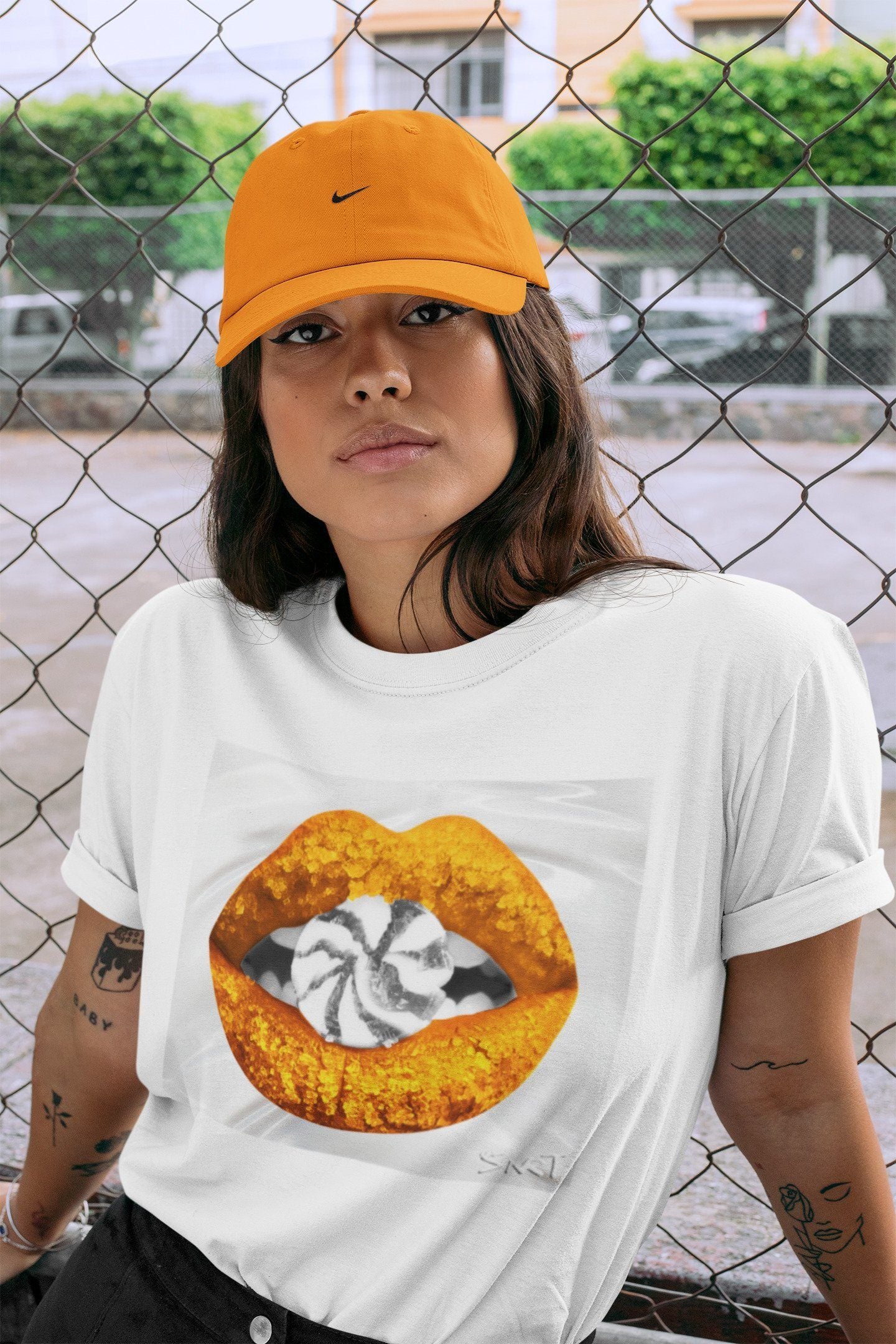 Jordan 11 Citrus Shirt To Match Jordans Lips Candy Sneaker Tees Jordan 11 Citrus Drip Gear Zone Sneaker Matching Clothing Unisex Shirts