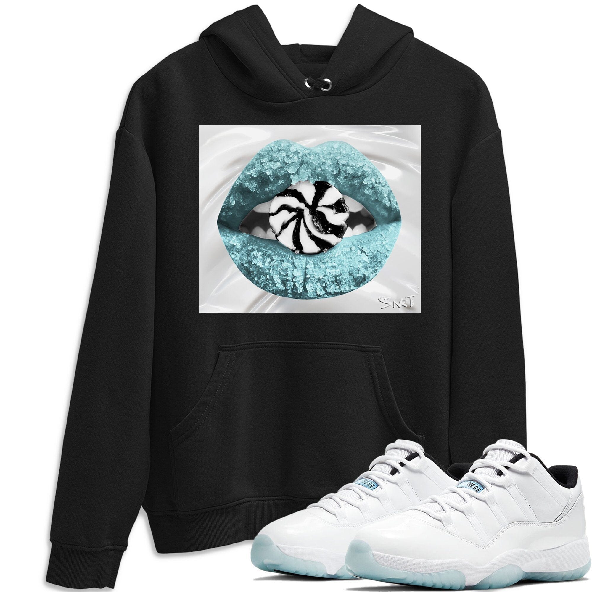Jordan 11 Legend Blue Shirt To Match Jordans Lips Candy Sneaker Tees Jordan 11 Legend Blue Drip Gear Zone Sneaker Matching Clothing Unisex Shirts