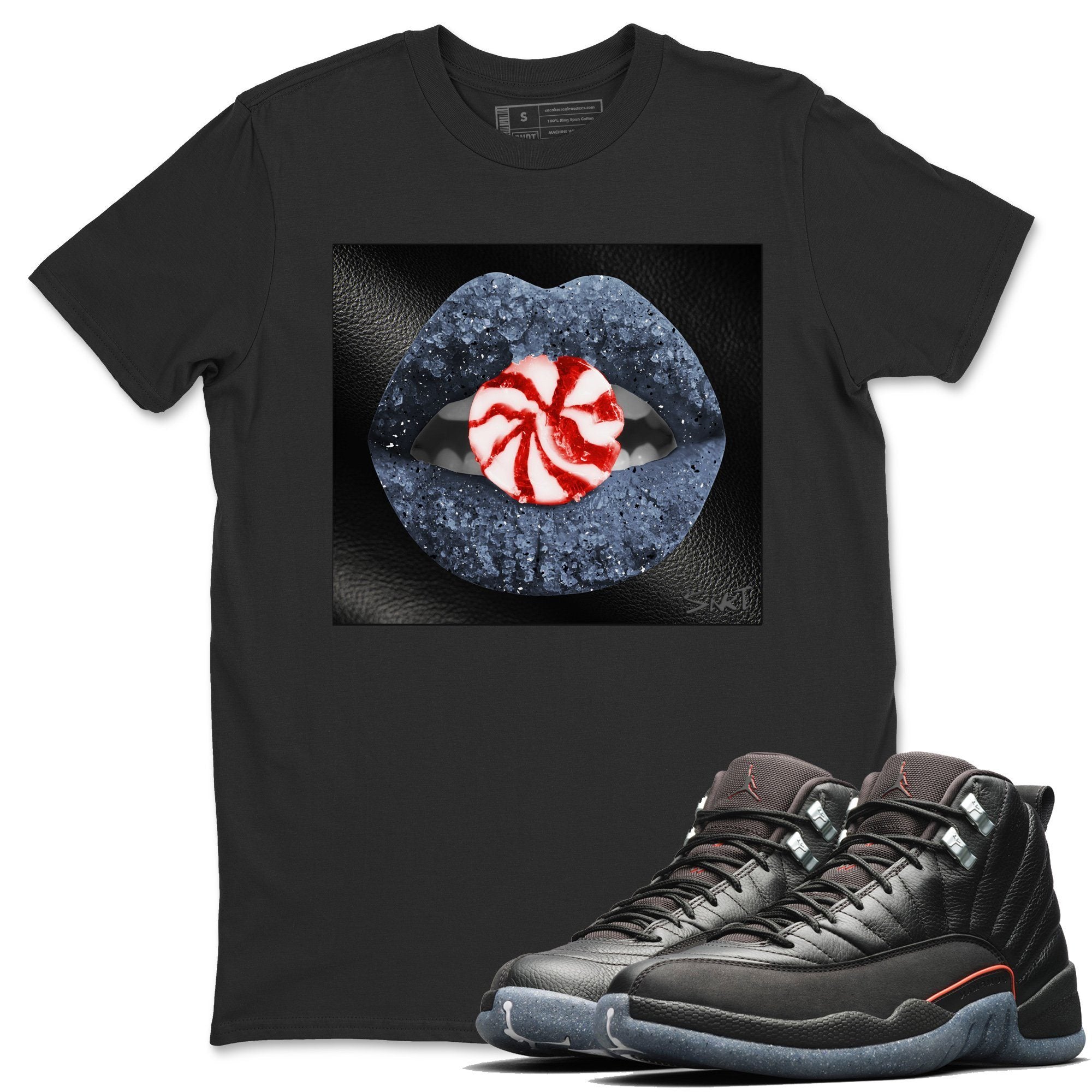 Jordan 12 Grind Shirt To Match Jordans Lips Candy Sneaker Tees Jordan 12 Grind Drip Gear Zone Sneaker Matching Clothing Unisex Shirts