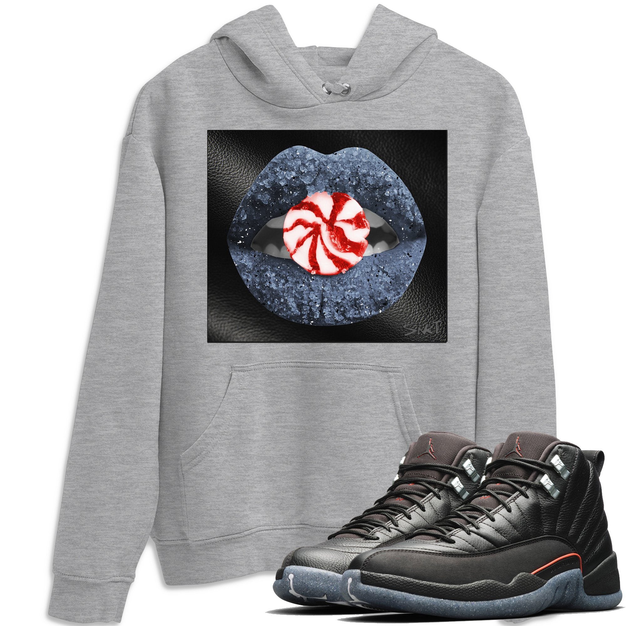 Jordan 12 Grind Shirt To Match Jordans Lips Candy Sneaker Tees Jordan 12 Grind Drip Gear Zone Sneaker Matching Clothing Unisex Shirts