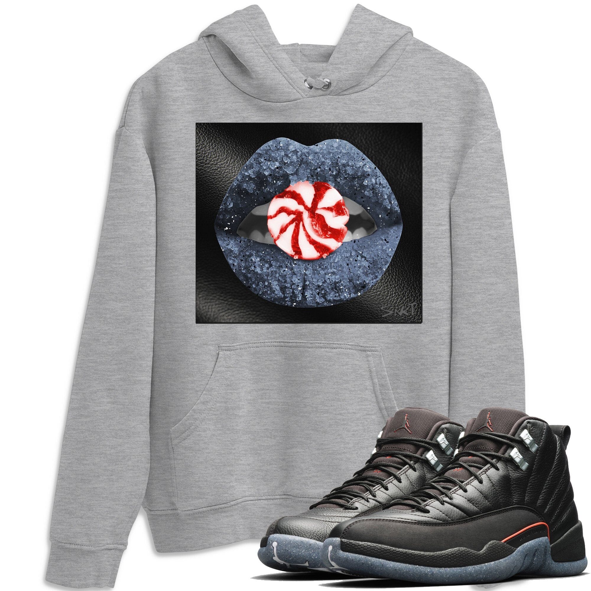 Jordan 12 Grind Shirt To Match Jordans Lips Candy Sneaker Tees Jordan 12 Grind Drip Gear Zone Sneaker Matching Clothing Unisex Shirts