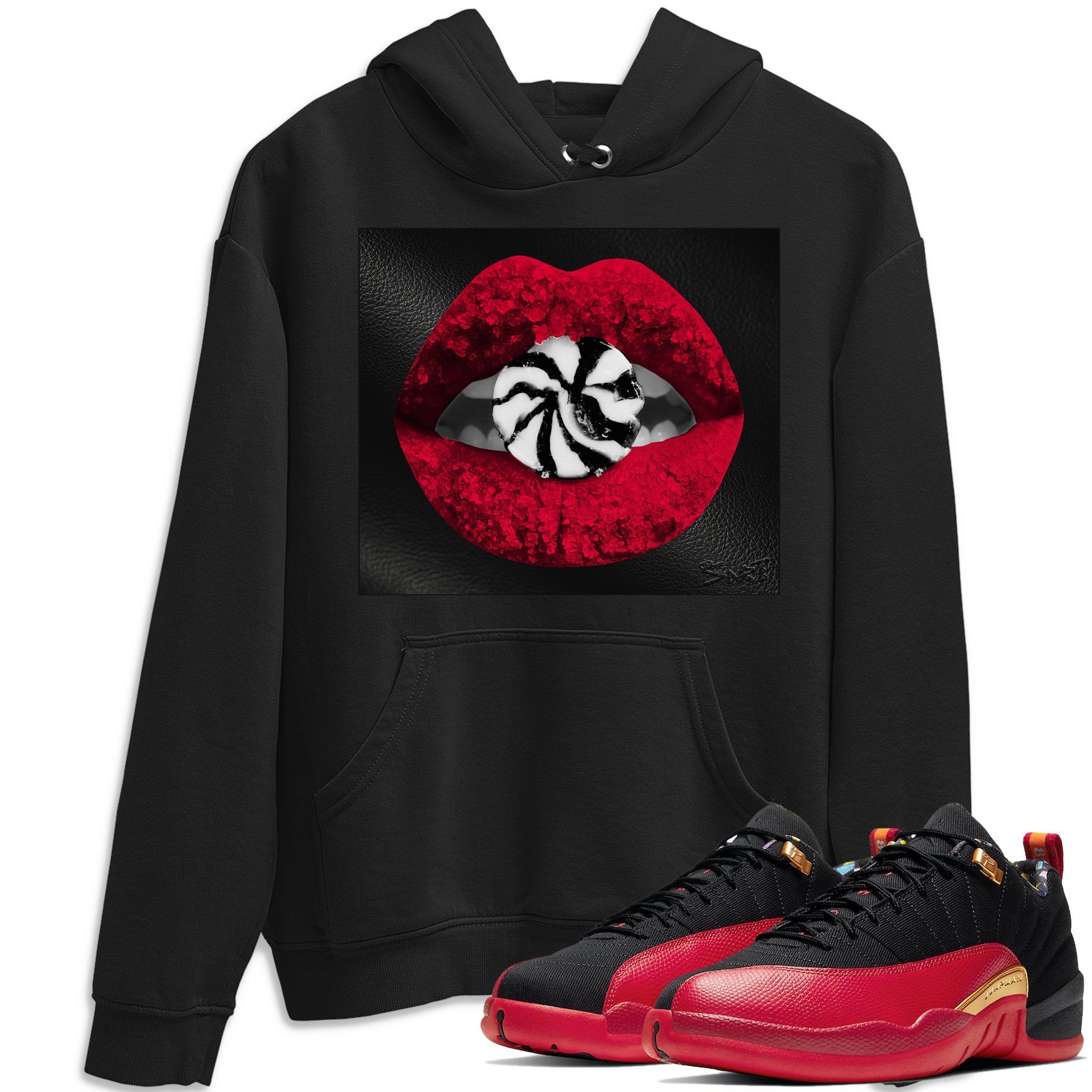 Jordan 12 Super Bowl Shirt To Match Jordans Lips Candy Sneaker Tees Jordan 12 Super Bowl Drip Gear Zone Sneaker Matching Clothing Unisex Shirts