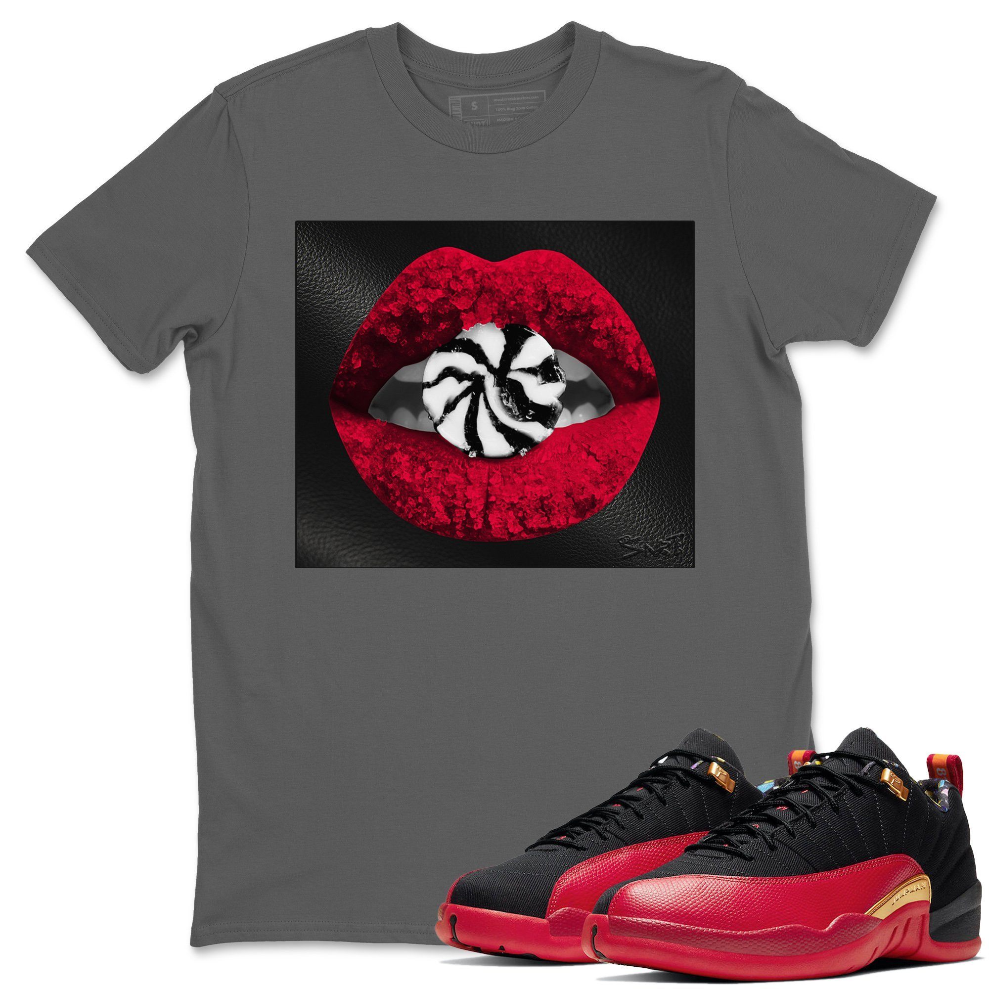 Jordan 12 Super Bowl Shirt To Match Jordans Lips Candy Sneaker Tees Jordan 12 Super Bowl Drip Gear Zone Sneaker Matching Clothing Unisex Shirts