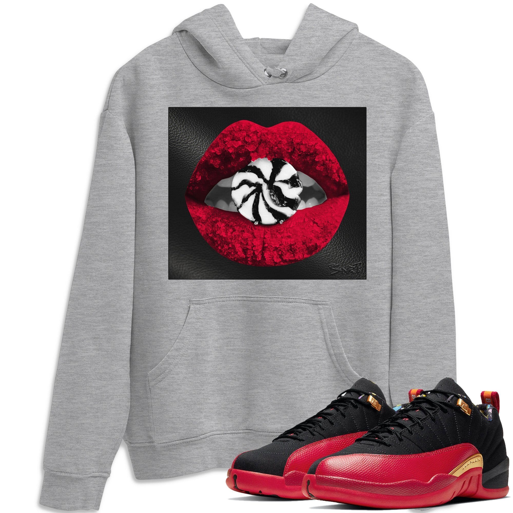 Jordan 12 Super Bowl Shirt To Match Jordans Lips Candy Sneaker Tees Jordan 12 Super Bowl Drip Gear Zone Sneaker Matching Clothing Unisex Shirts