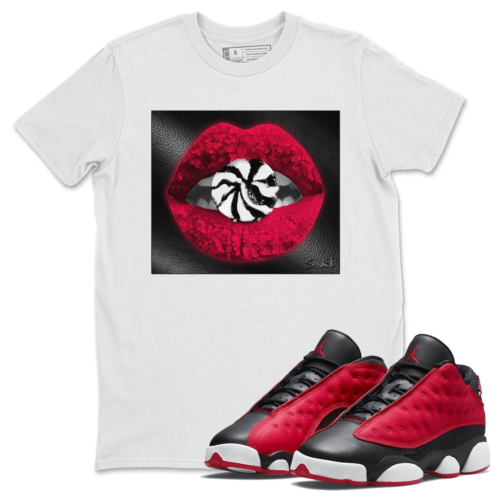Jordan 13 Very Berry Shirt To Match Jordans Lips Candy Sneaker Tees Jordan 13 Very Berry Drip Gear Zone Sneaker Matching Clothing Unisex Shirts
