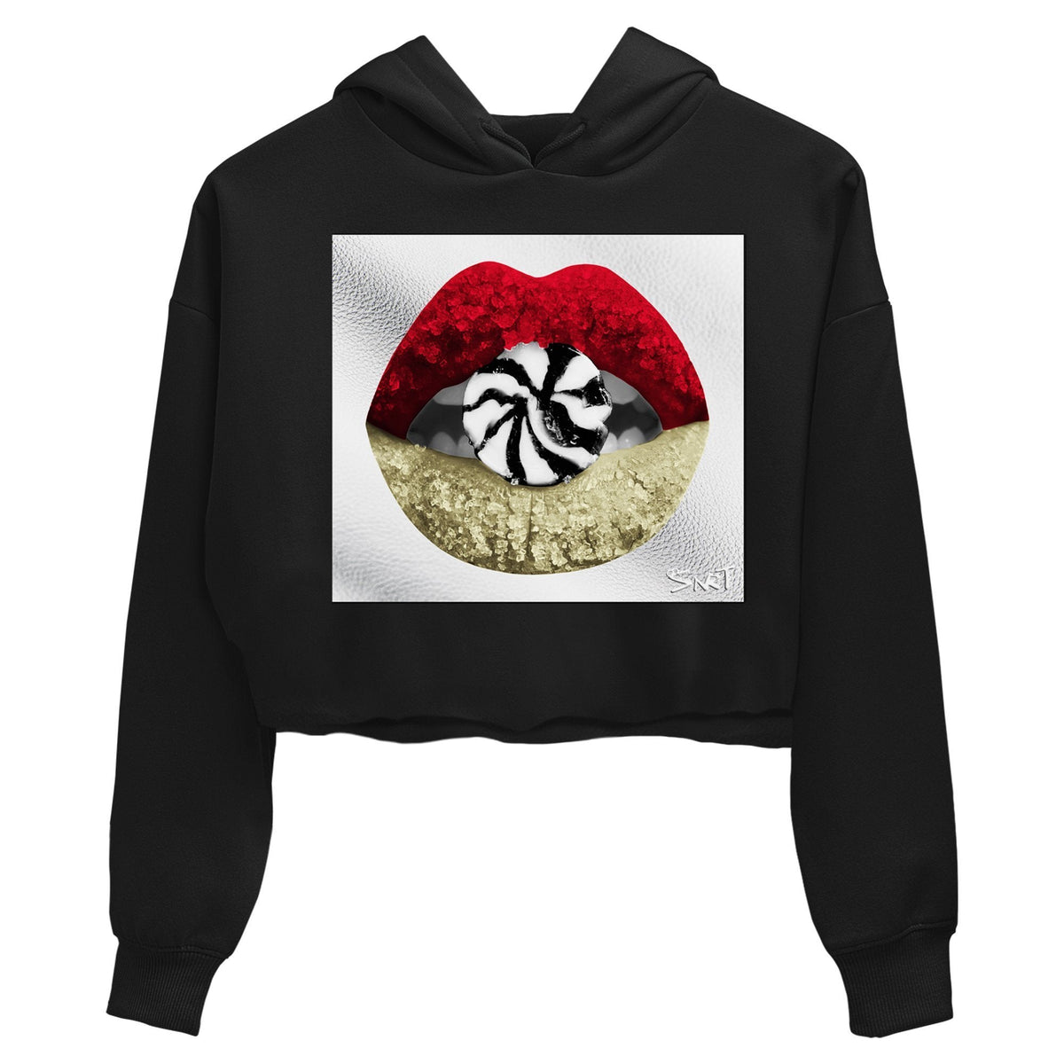 Jordan 2 OFF-WHITE Varsity Red Sneaker Matching T-Shirt Lips Candy Sneaker Tees Jordan 2 OFF-WHITE Varsity Red Sneaker Release Tees Women's Shirts