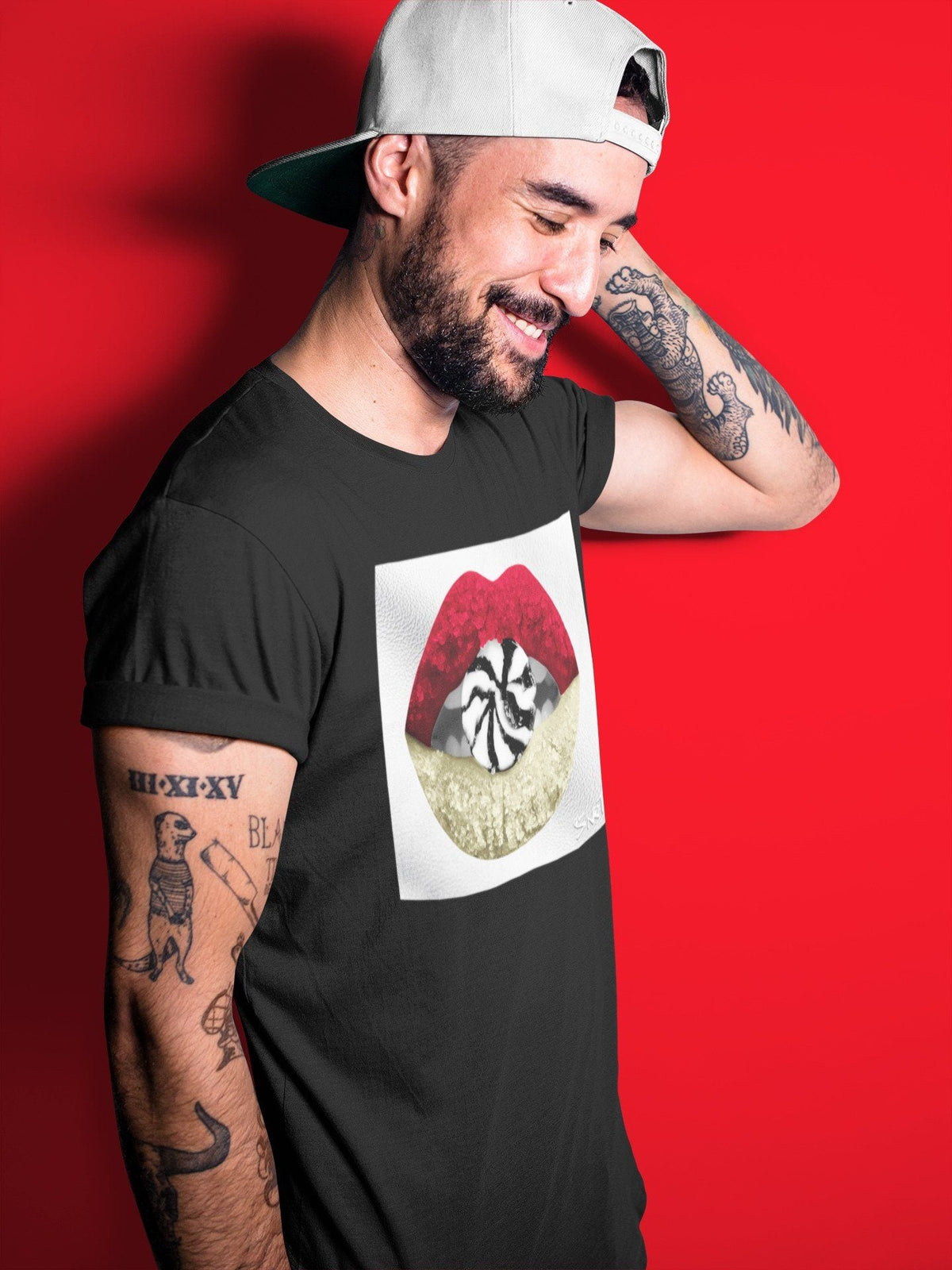 Jordan 2 OFF-WHITE Varsity Red Shirt To Match Jordans Lips Candy Sneaker Tees Jordan 2 OFF-WHITE Varsity Red Drip Gear Zone Sneaker Matching Clothing Unisex Shirts