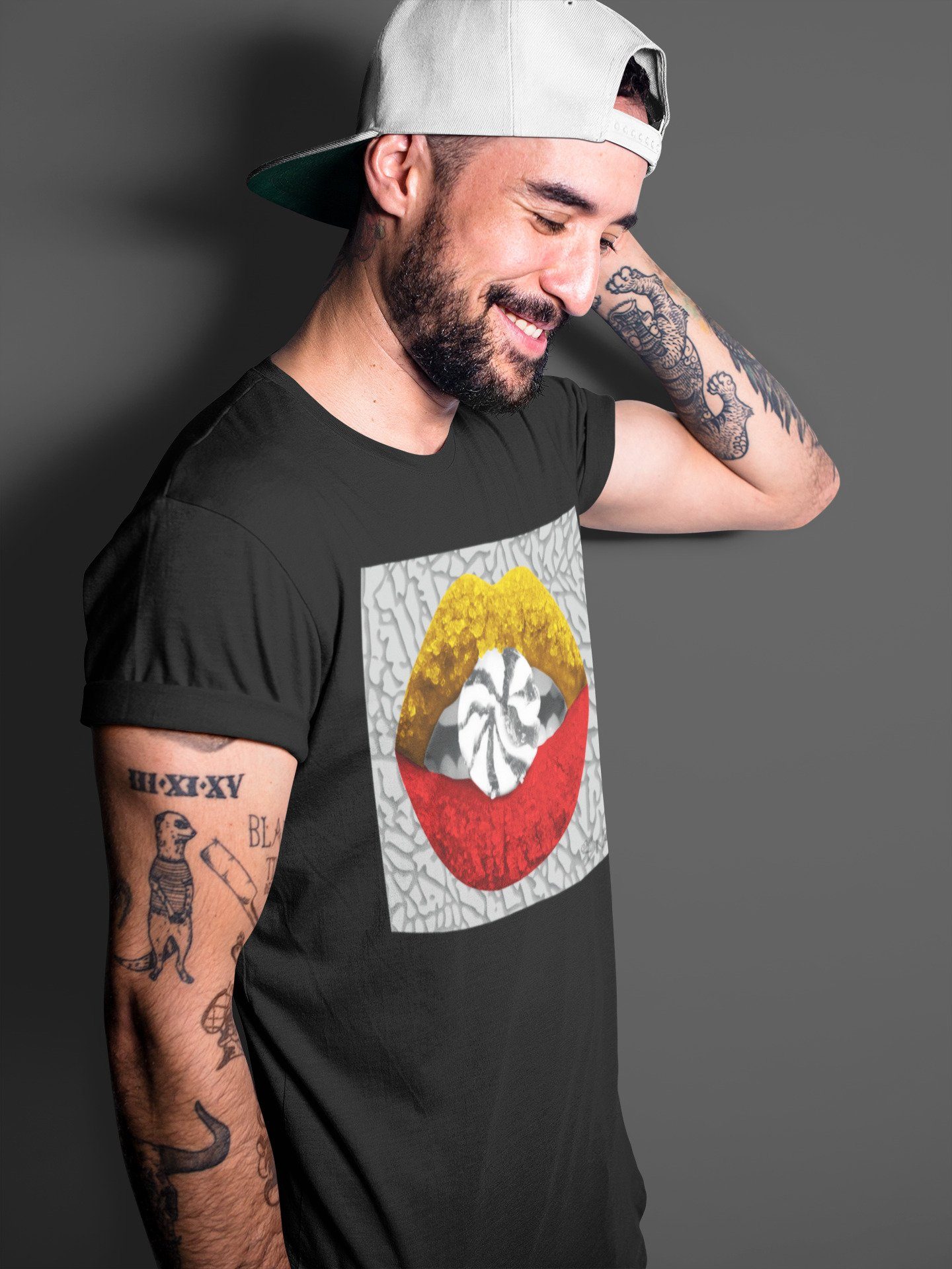 Jordan 3 Cool Grey Shirt To Match Jordans Lips Candy Sneaker Tees Jordan 3 Cool Grey Drip Gear Zone Sneaker Matching Clothing Unisex Shirts