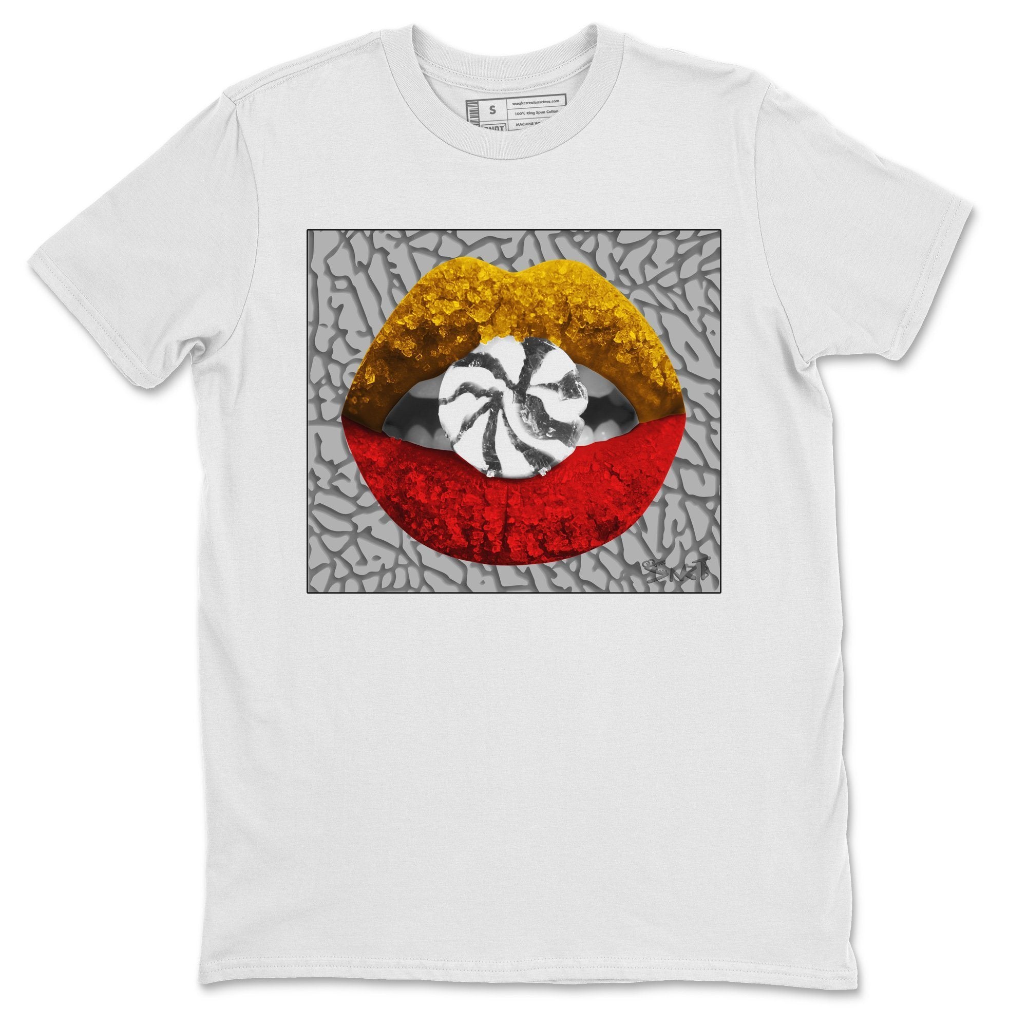 Jordan 3 Cool Grey Shirt To Match Jordans Lips Candy Sneaker Tees Jordan 3 Cool Grey Drip Gear Zone Sneaker Matching Clothing Unisex Shirts