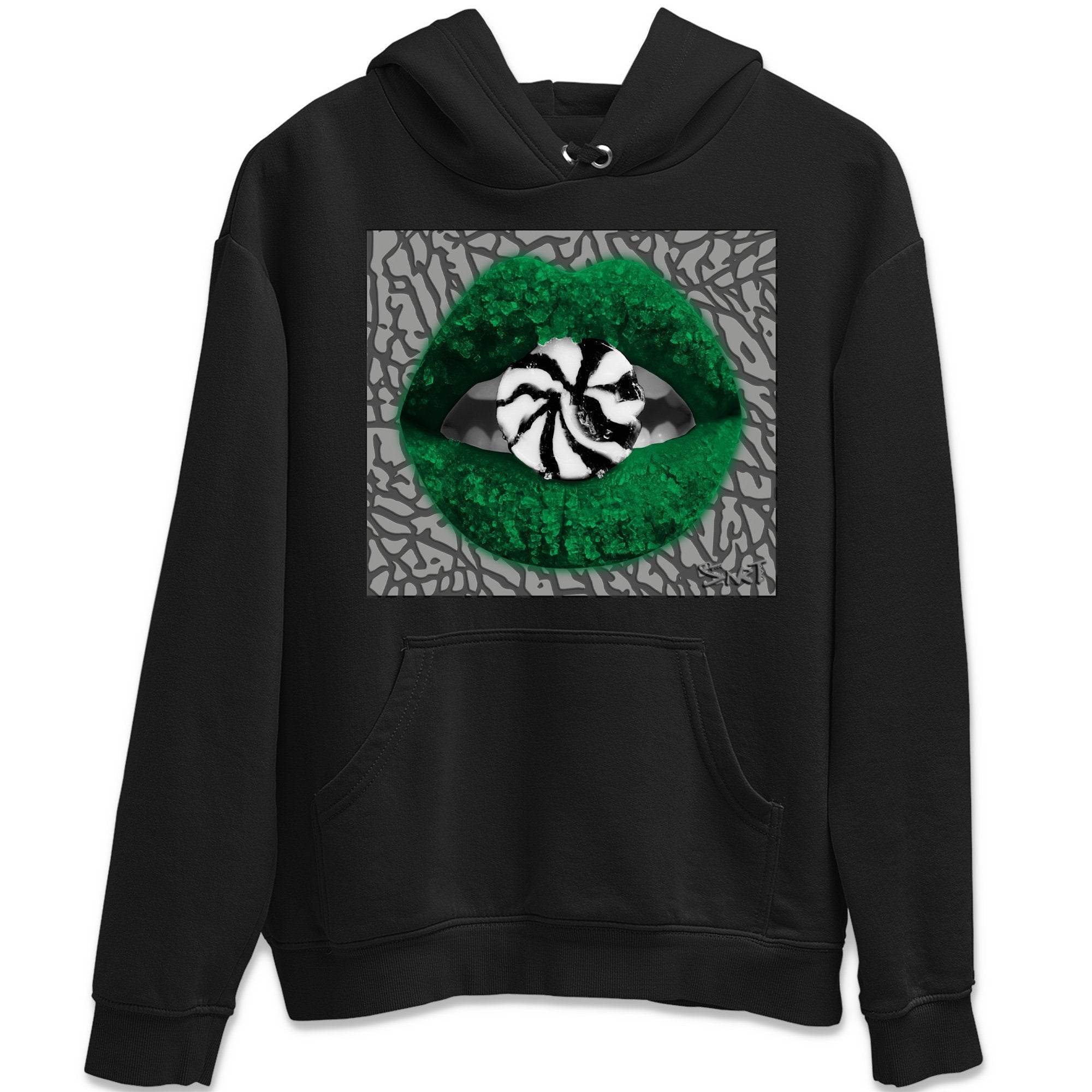 Jordan 3 Pine Green Shirt To Match Jordans Lips Candy Sneaker Tees Jordan 3 Pine Green Drip Gear Zone Sneaker Matching Clothing Unisex Shirts