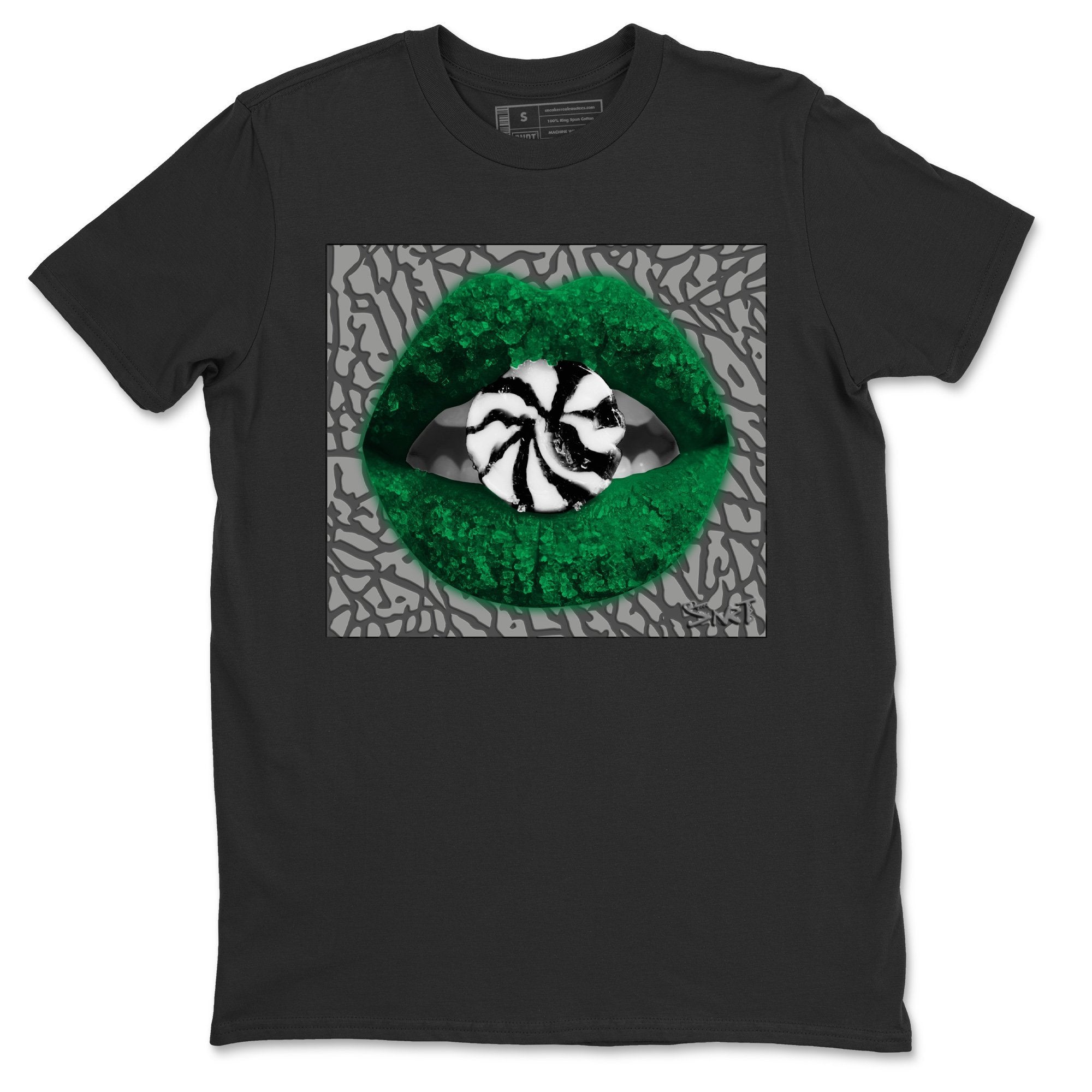 Jordan 3 Pine Green Shirt To Match Jordans Lips Candy Sneaker Tees Jordan 3 Pine Green Drip Gear Zone Sneaker Matching Clothing Unisex Shirts