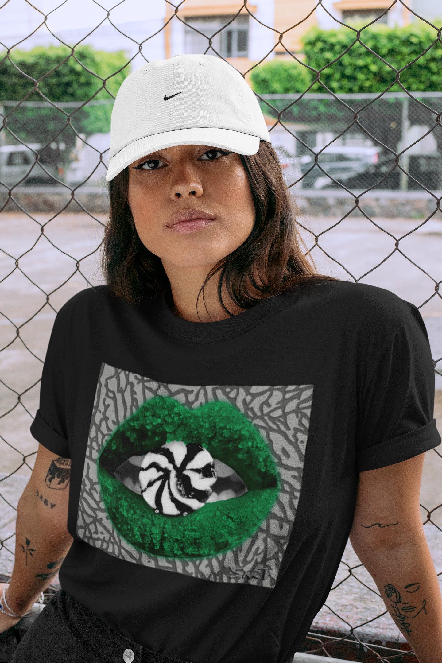 Jordan 3 Pine Green Shirt To Match Jordans Lips Candy Sneaker Tees Jordan 3 Pine Green Drip Gear Zone Sneaker Matching Clothing Unisex Shirts