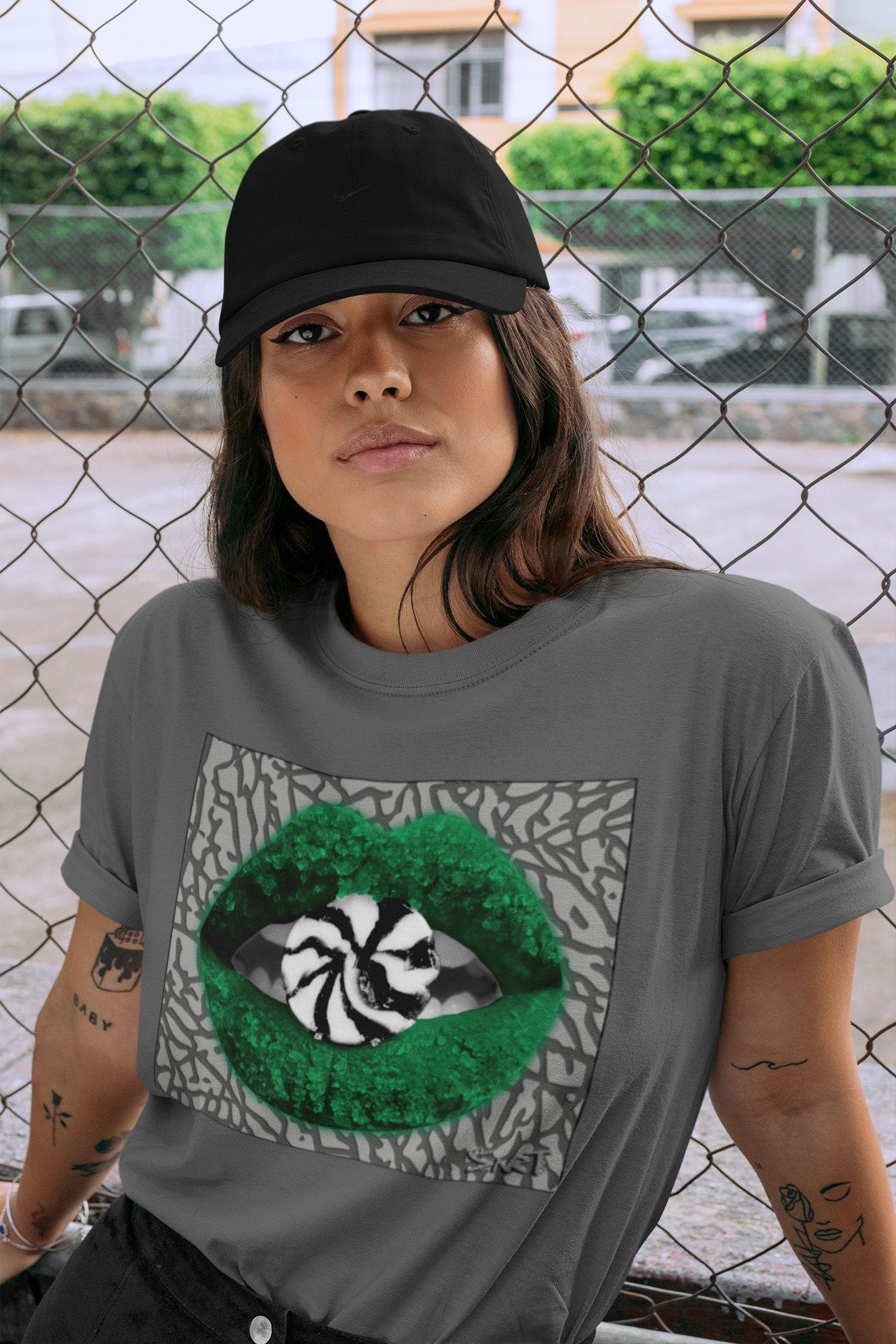 Jordan 3 Pine Green Shirt To Match Jordans Lips Candy Sneaker Tees Jordan 3 Pine Green Drip Gear Zone Sneaker Matching Clothing Unisex Shirts