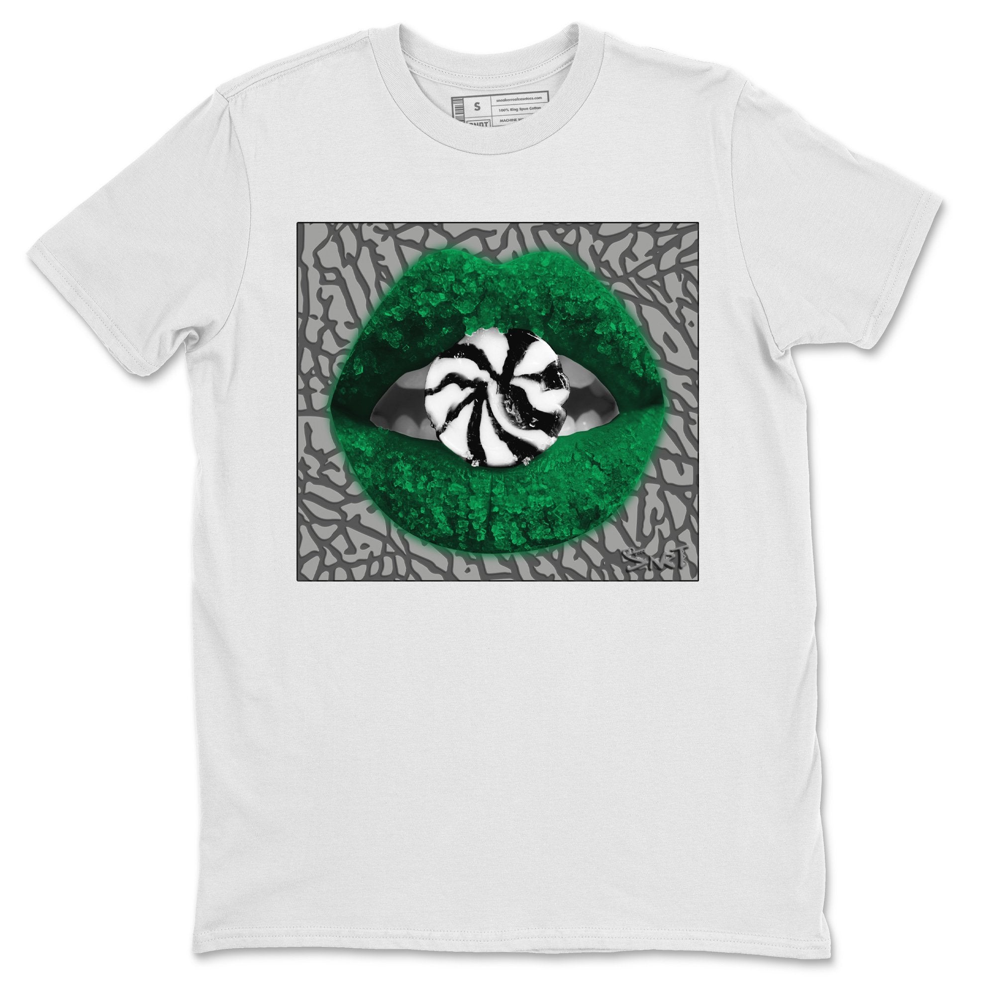Jordan 3 Pine Green Shirt To Match Jordans Lips Candy Sneaker Tees Jordan 3 Pine Green Drip Gear Zone Sneaker Matching Clothing Unisex Shirts