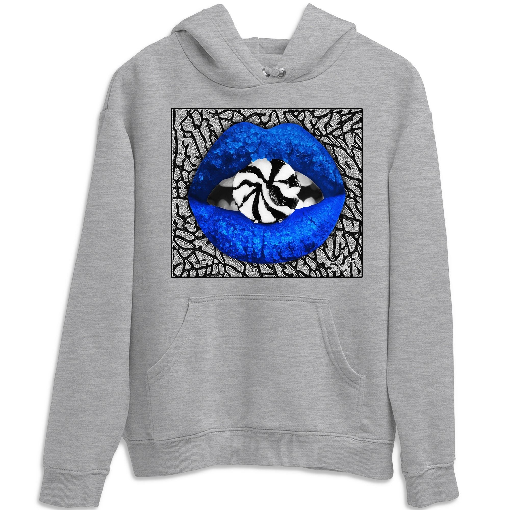 Jordan 3 Racer Blue Shirt To Match Jordans Lips Candy Sneaker Tees Jordan 3 Racer Blue Drip Gear Zone Sneaker Matching Clothing Unisex Shirts