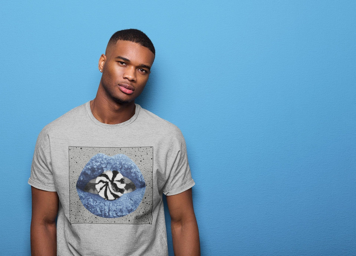 Jordan 4 University Blue Shirt To Match Jordans Lips Candy Sneaker Tees Jordan 4 University Blue Drip Gear Zone Sneaker Matching Clothing Unisex Shirts