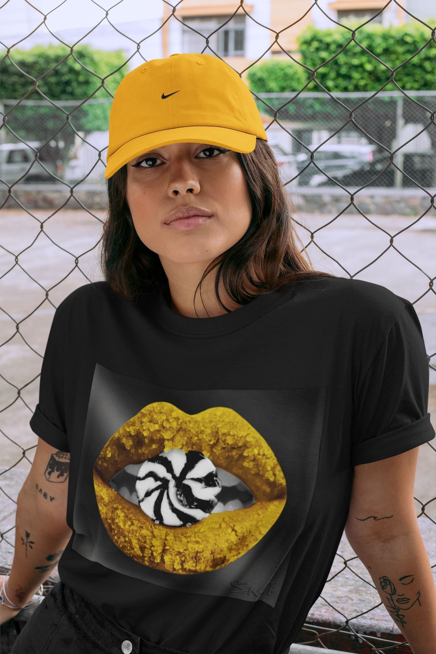 Jordan 9 University Gold Shirt To Match Jordans Lips Candy Sneaker Tees Jordan 9 University Gold Drip Gear Zone Sneaker Matching Clothing Unisex Shirts